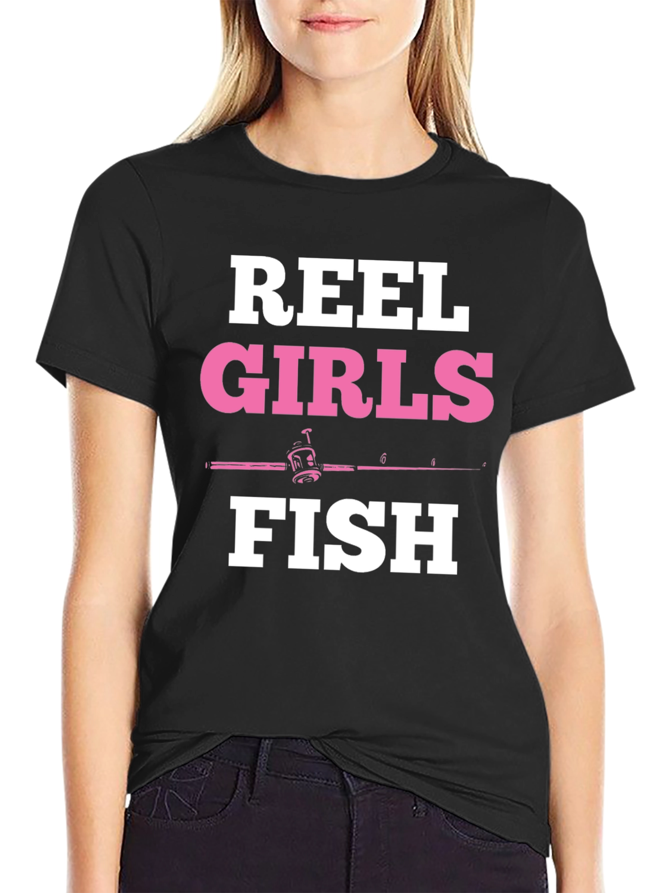 Reel Girls Fish Graphic T-Shirt