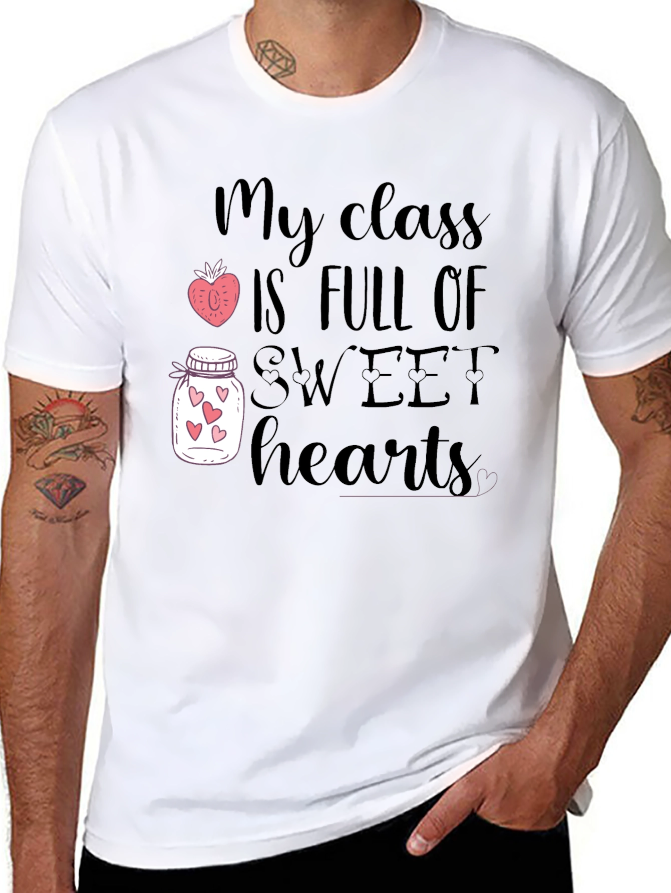 Sweet Hearts Teacher T-Shirt