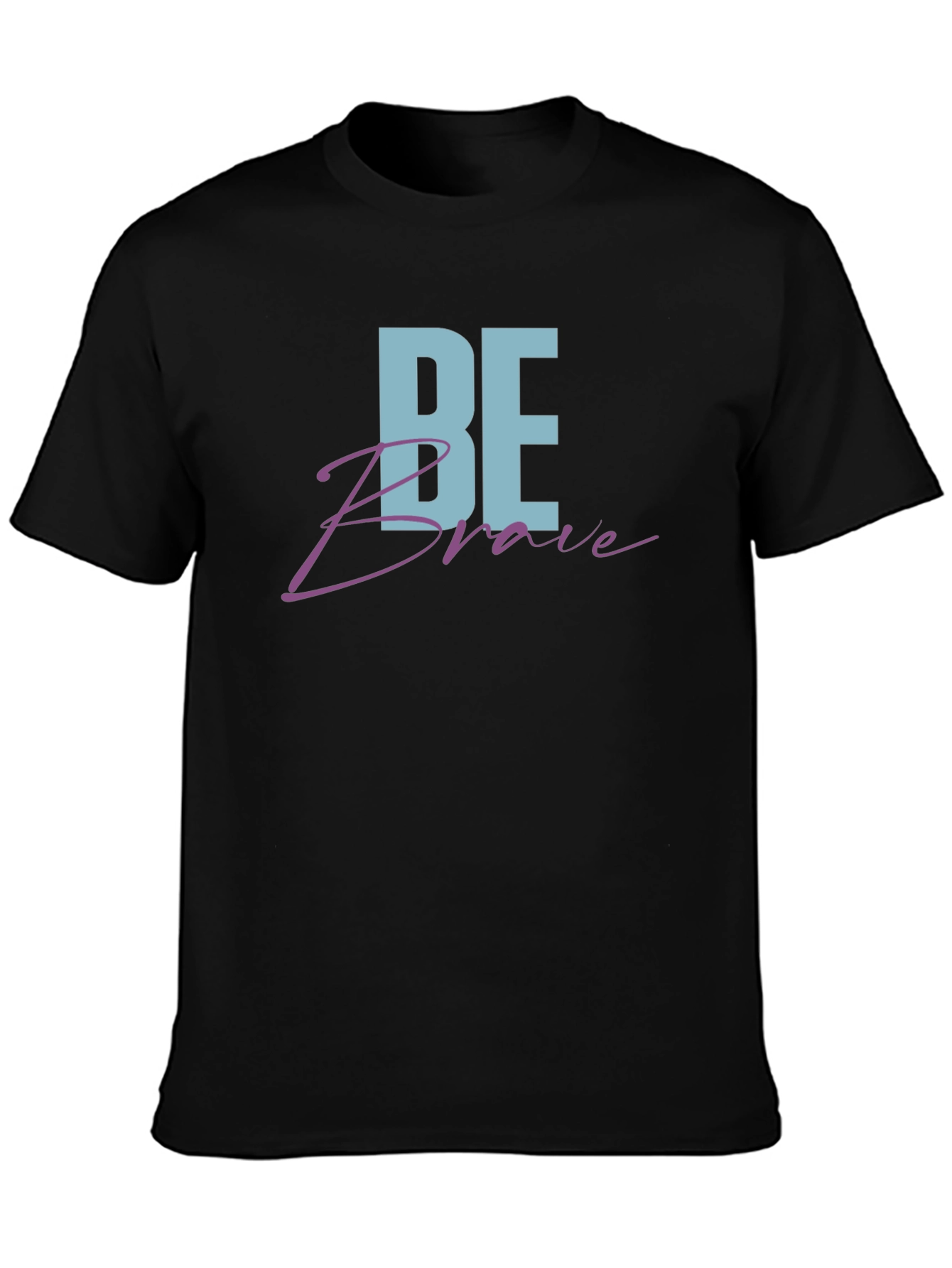 Be Brave Graphic Tee - Black