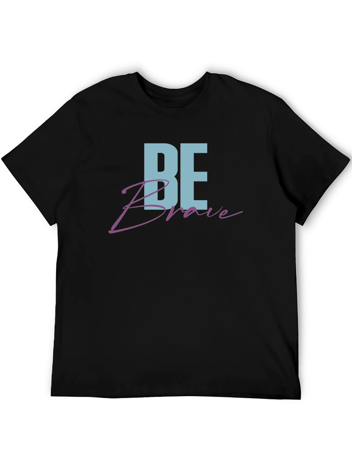 Be Brave Graphic Tee - Black