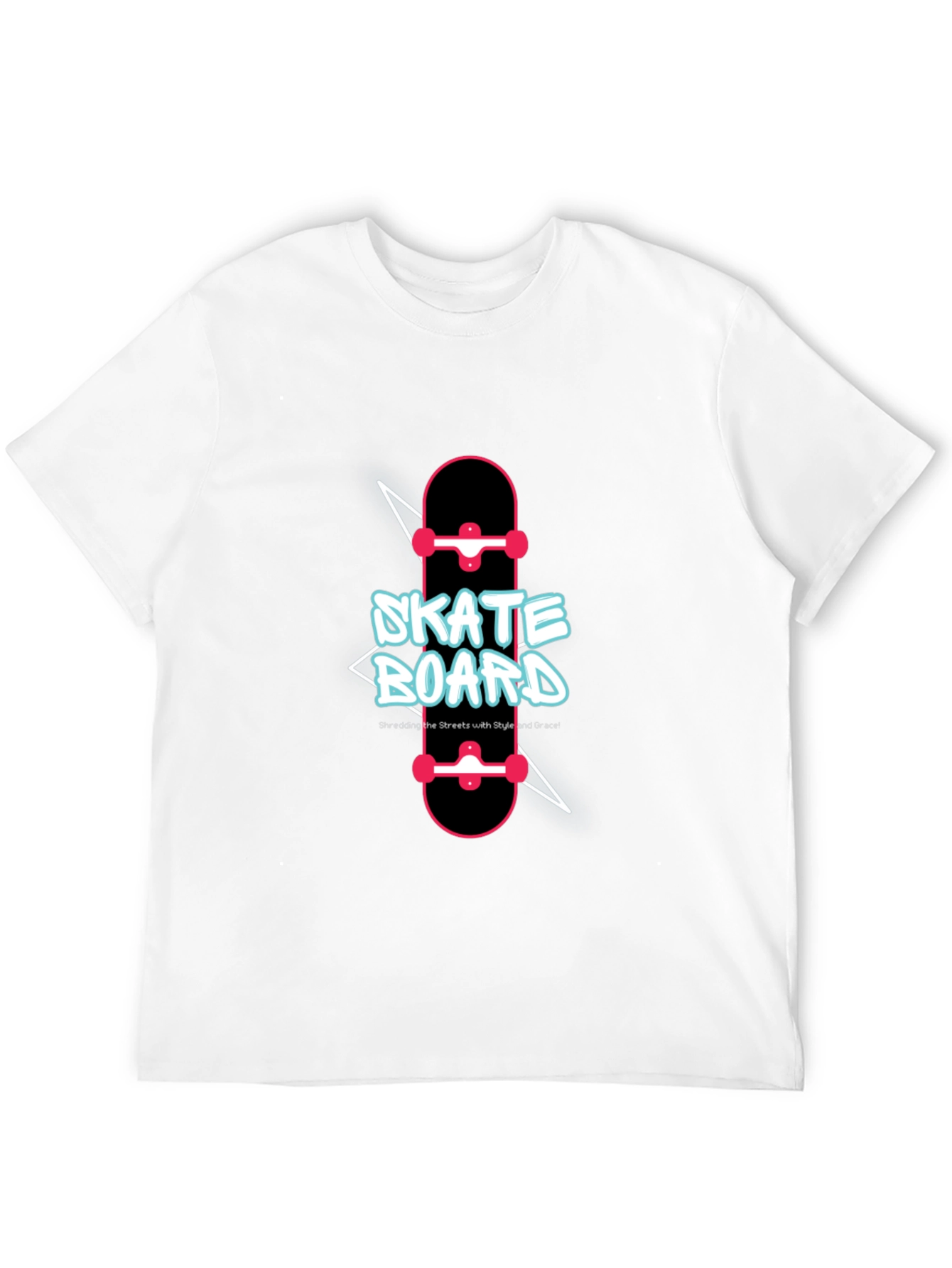 Skateboard Graphic T-Shirt - Skateboarding Style