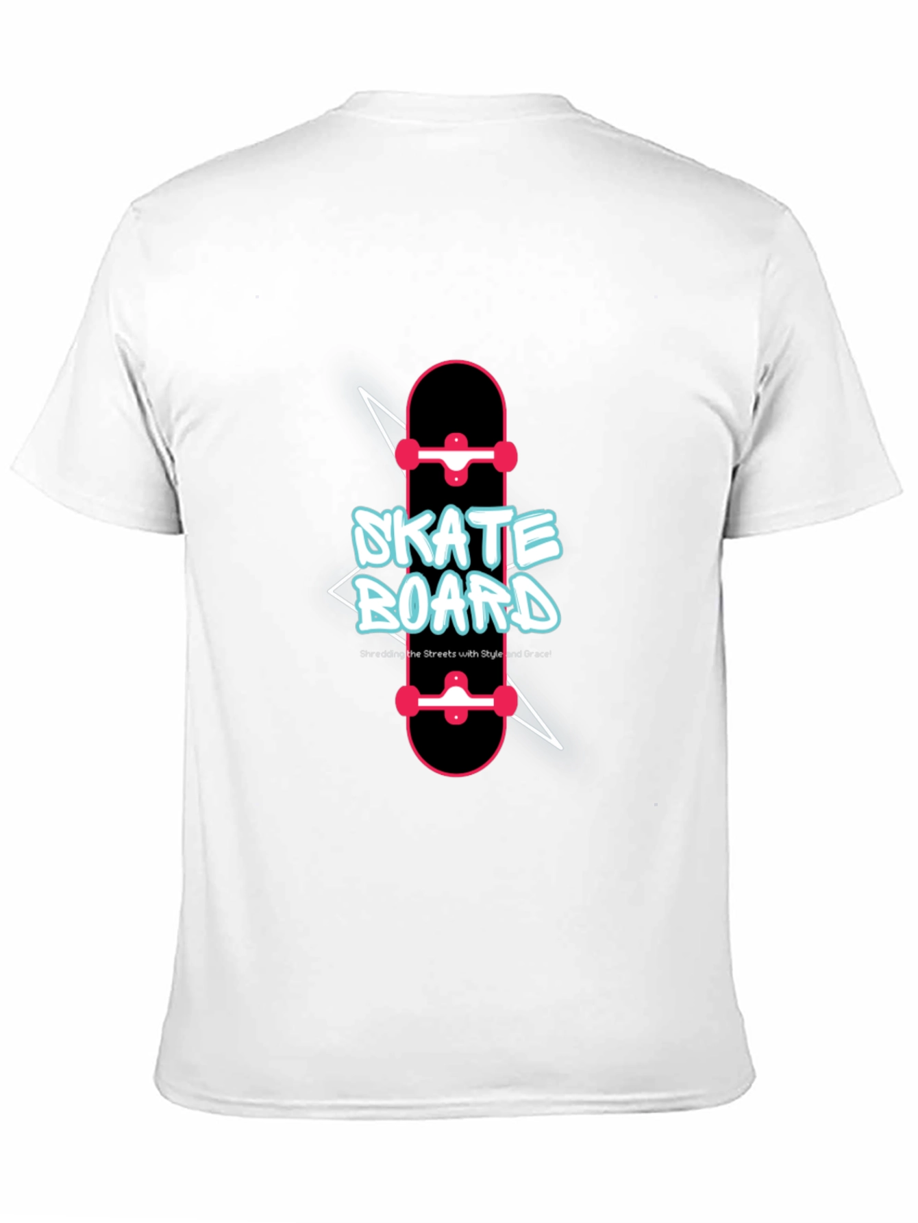 Skateboard Graphic T-Shirt - Skateboarding Style