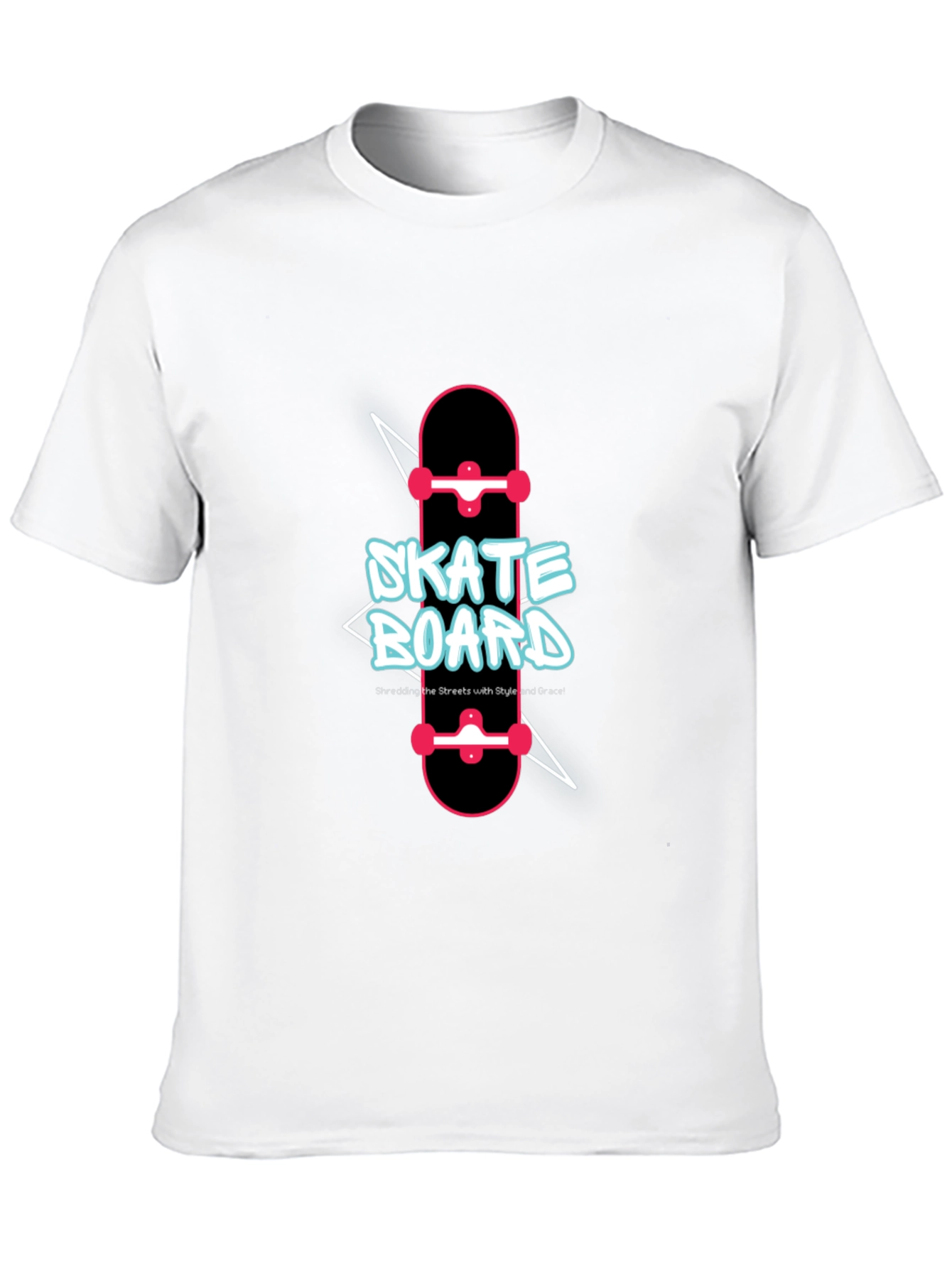 Skateboard Graphic T-Shirt - Skateboarding Style