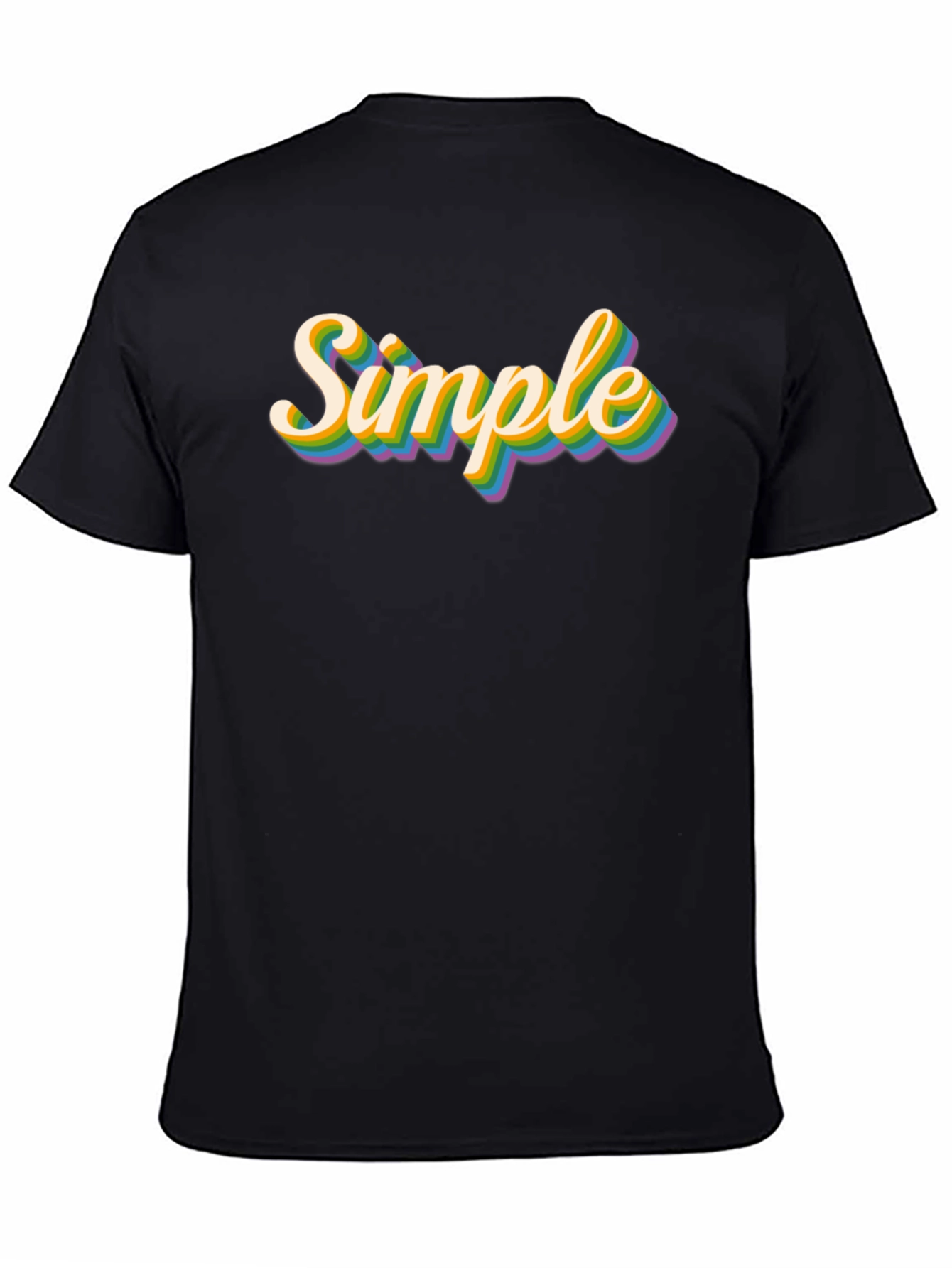 Simple Retro Rainbow T-Shirt