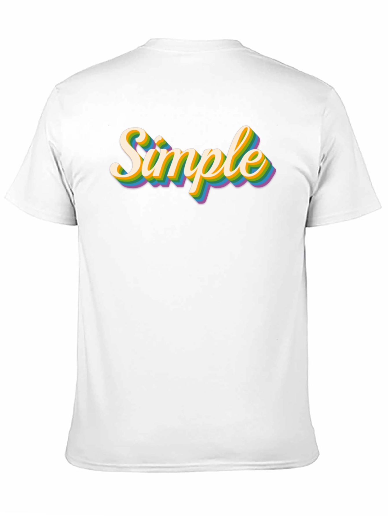 Simple Retro Rainbow T-Shirt