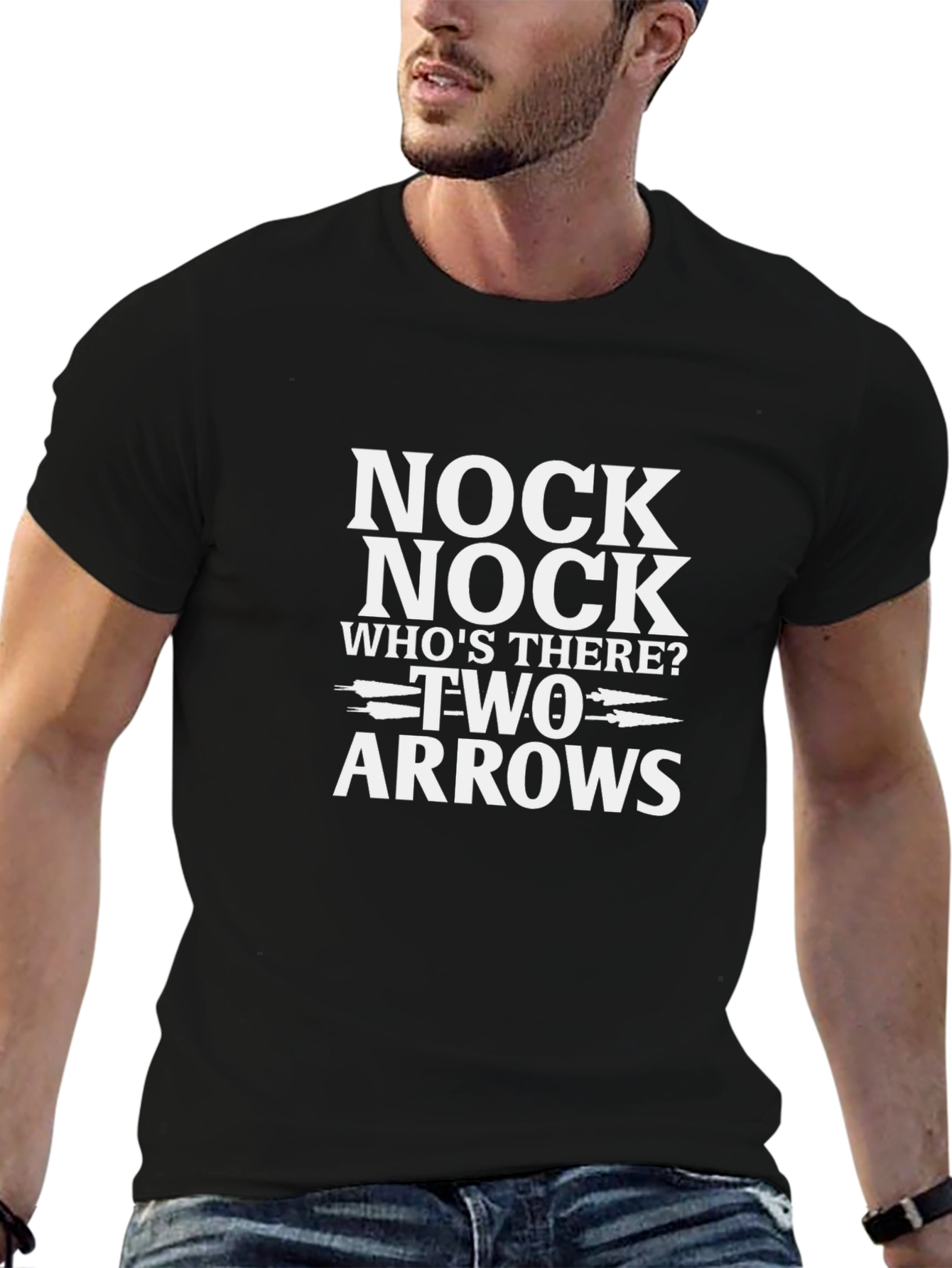 Nock Nock Two Arrows Graphic T-Shirt