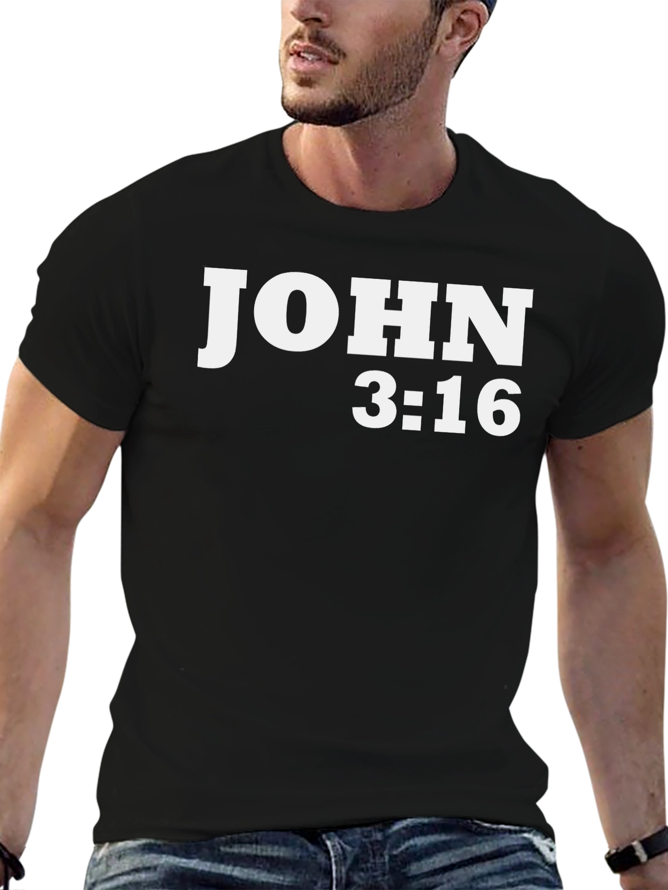 John 3:16 T-Shirt - Religious Graphic Tee