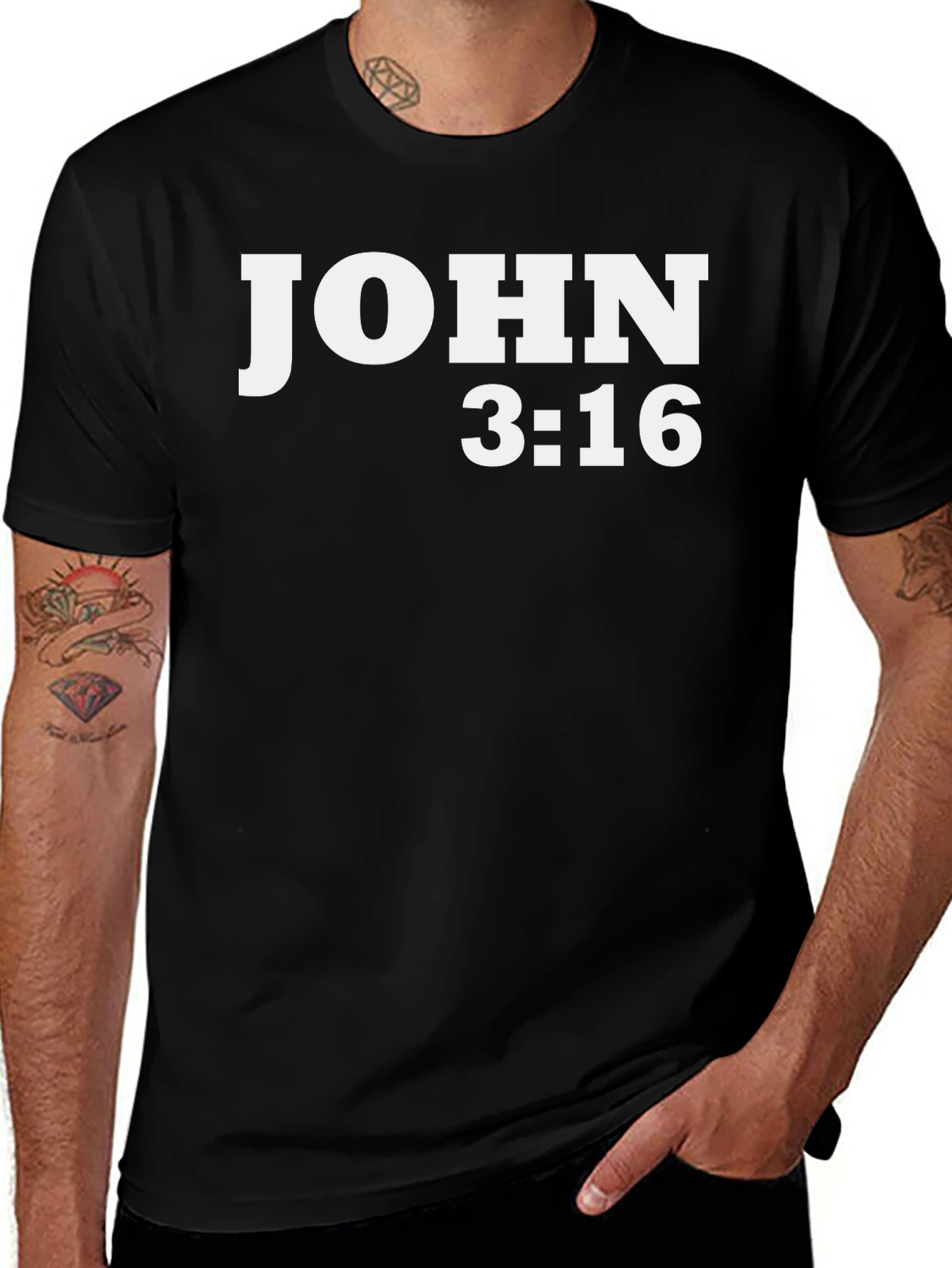 John 3:16 T-Shirt - Religious Graphic Tee