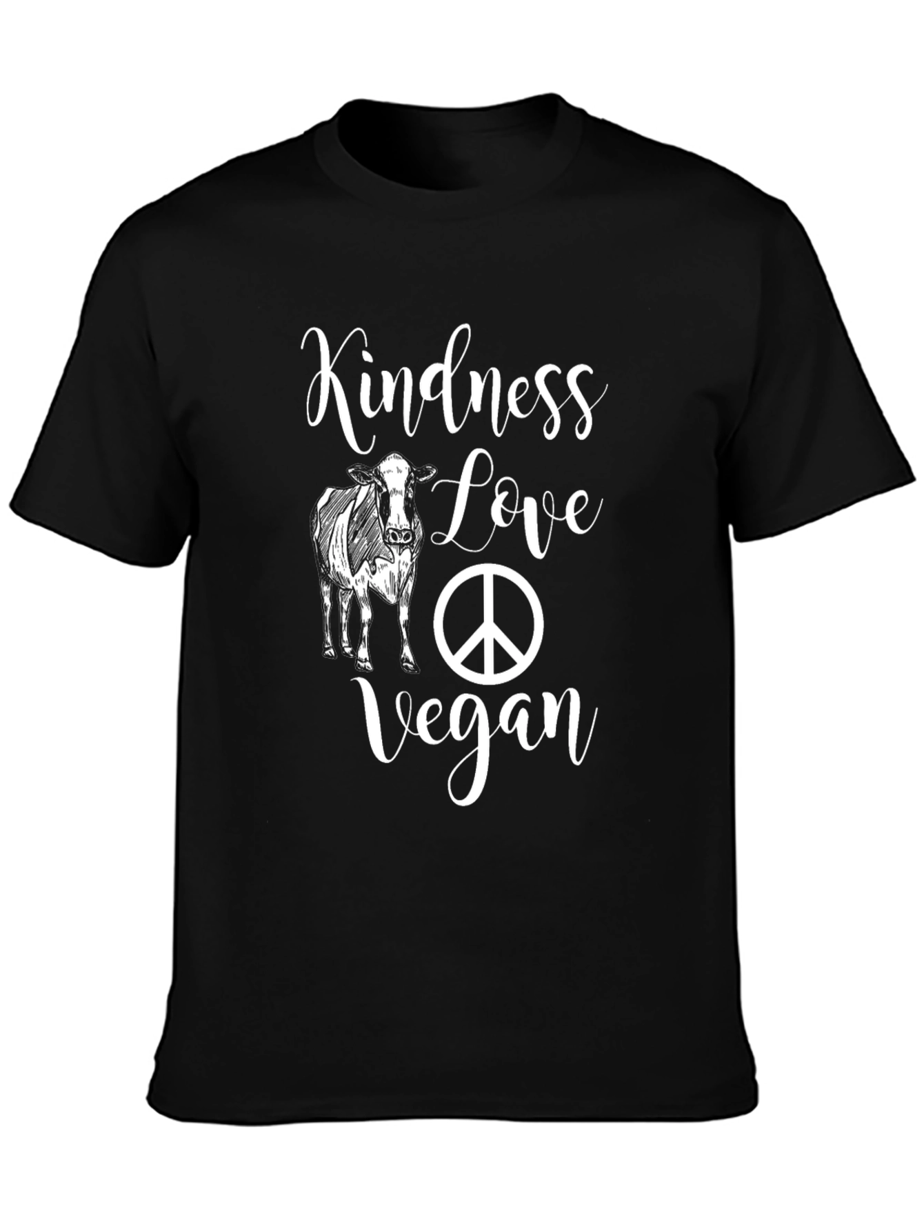 Kindness Love Vegan Graphic Tee