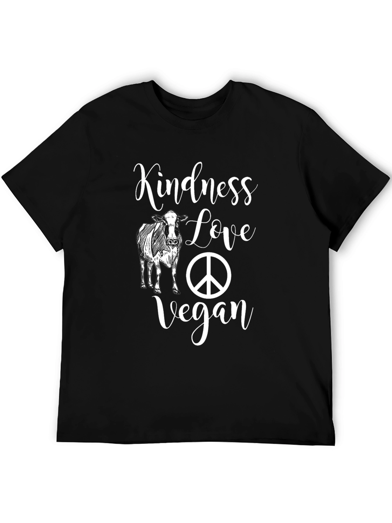 Kindness Love Vegan Graphic Tee