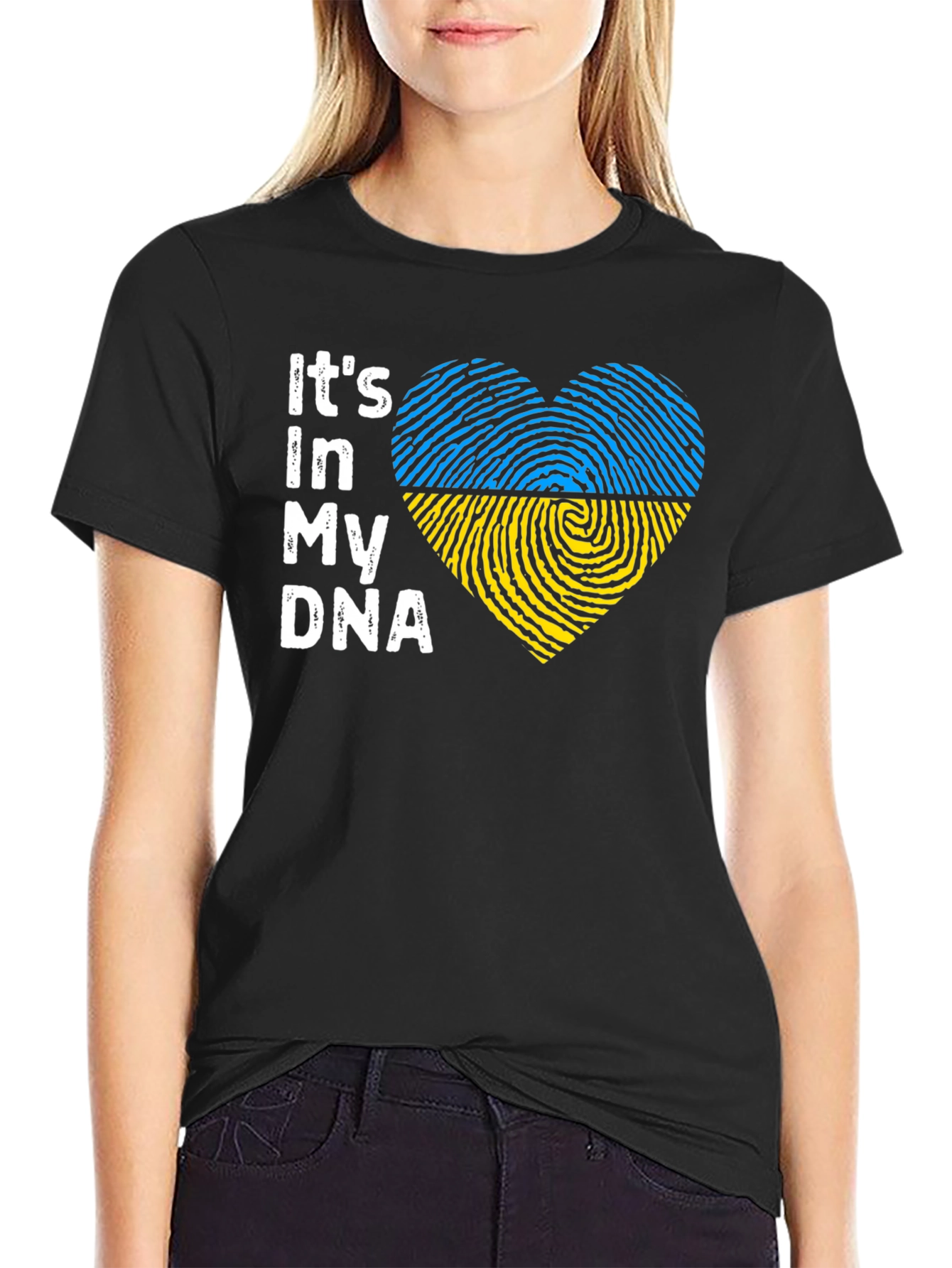 Ukraine DNA Heart T-Shirt
