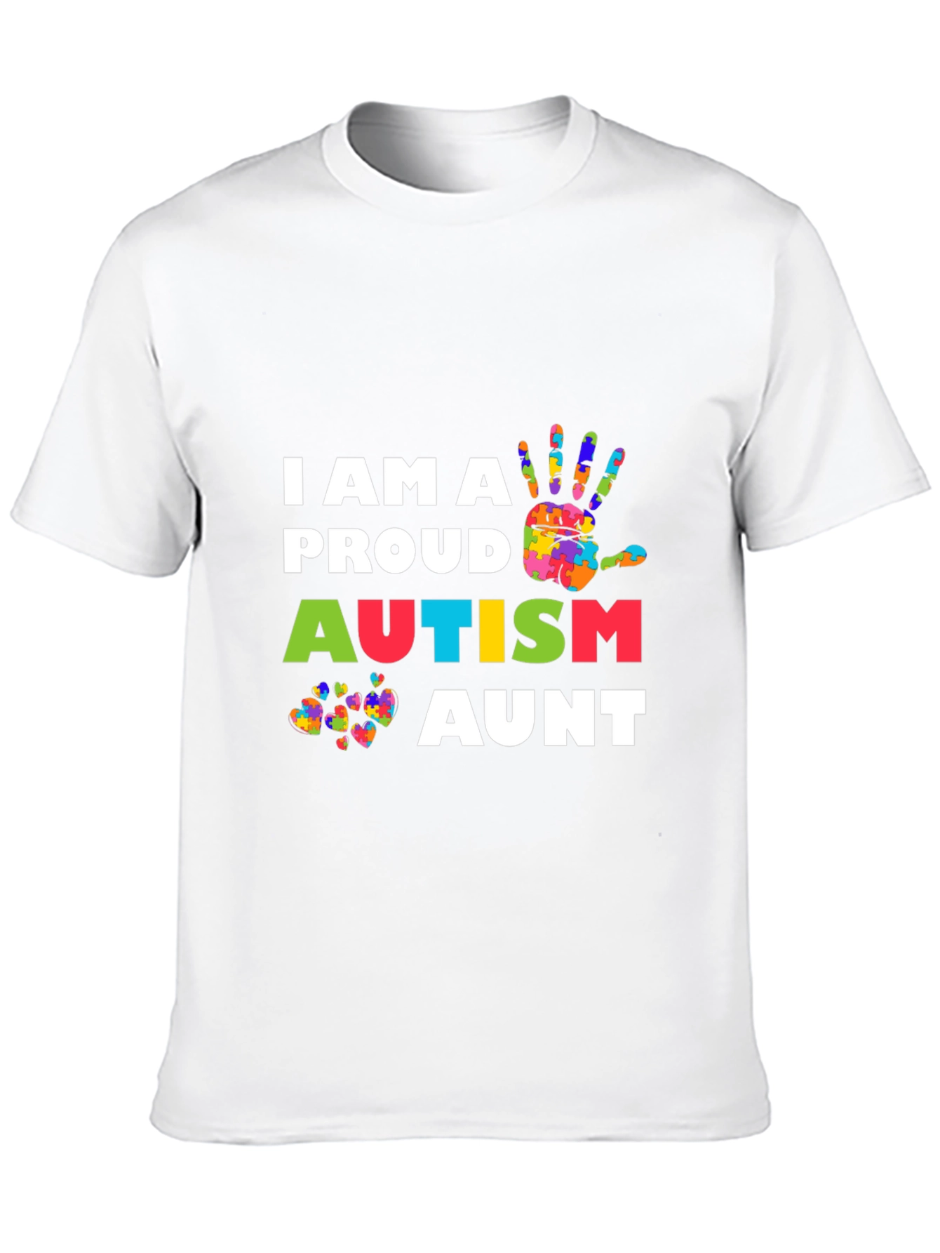Proud Autism Aunt T-Shirt - Awareness & Support
