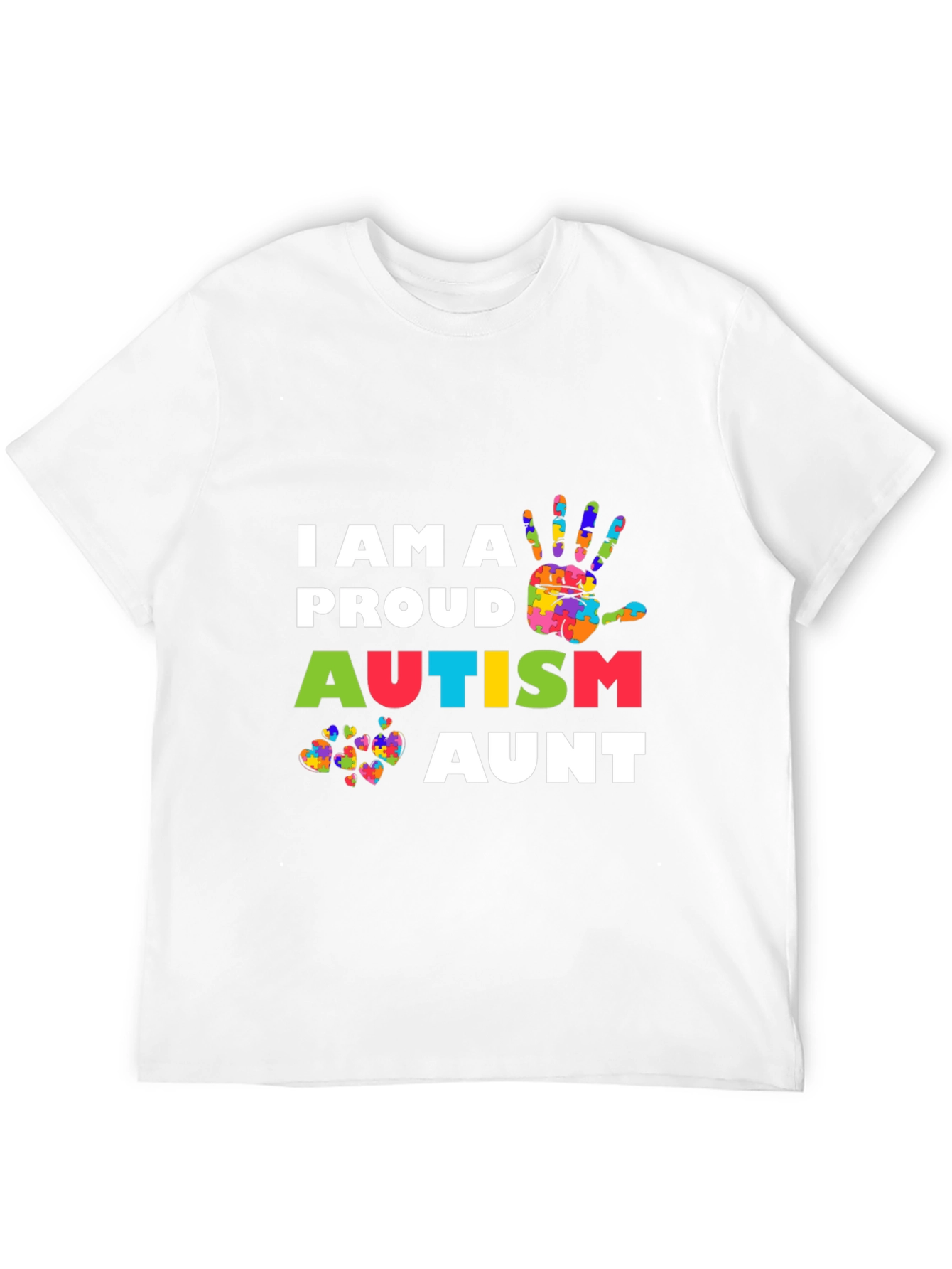 Proud Autism Aunt T-Shirt - Awareness & Support