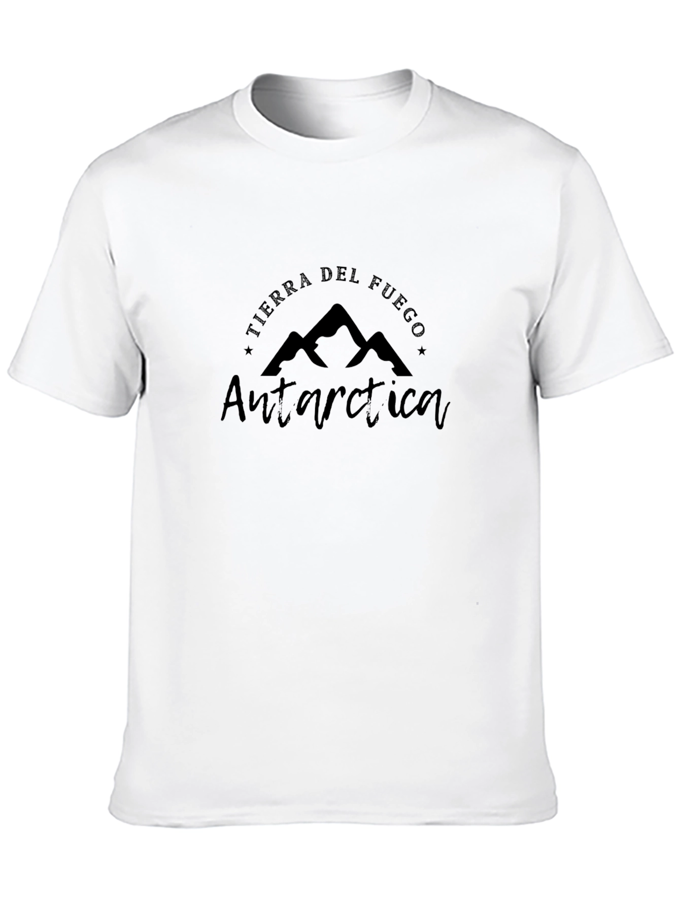 Antarctica Tierra del Fuego Black T-Shirt
