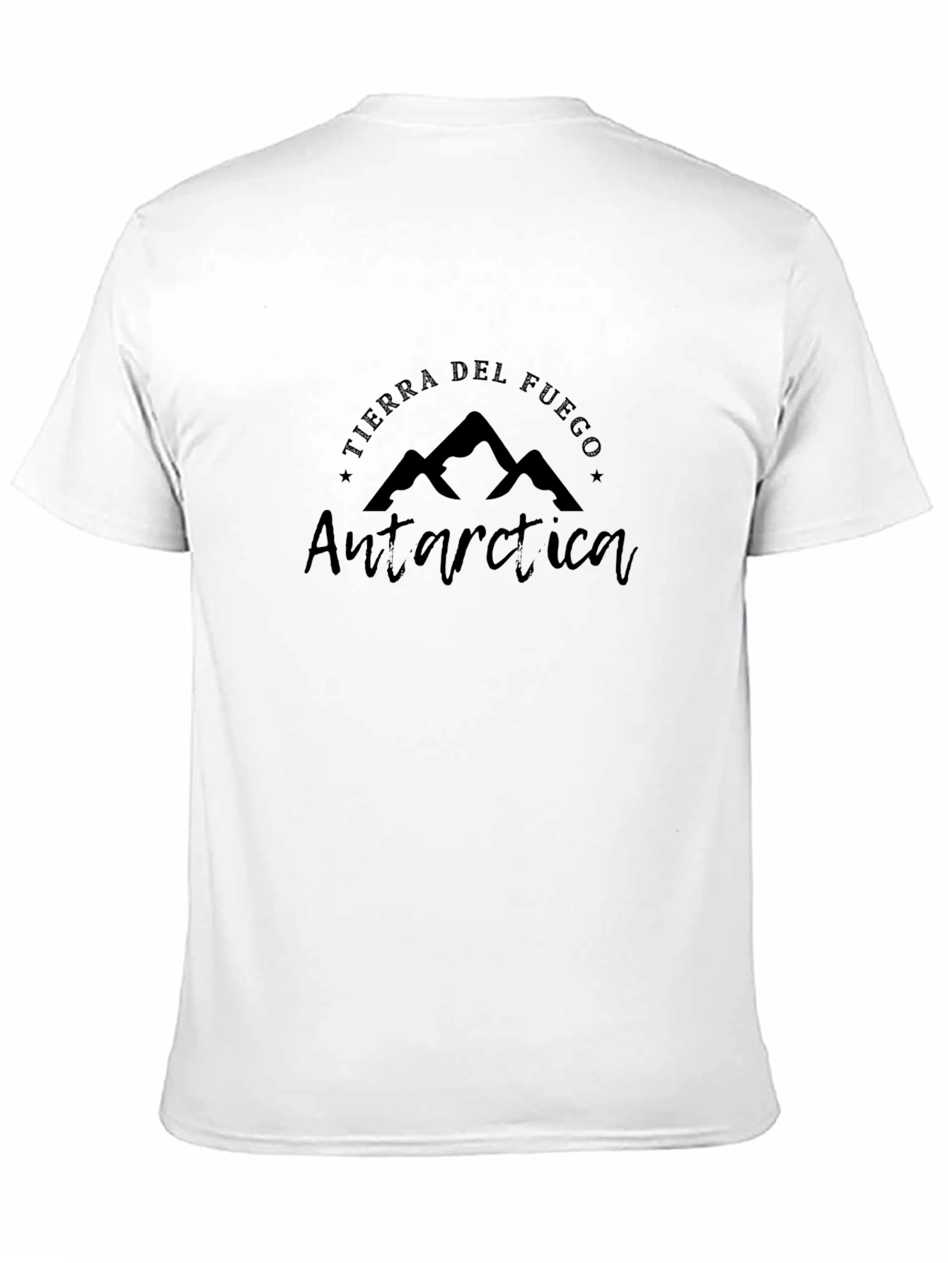 Antarctica Tierra del Fuego Black T-Shirt