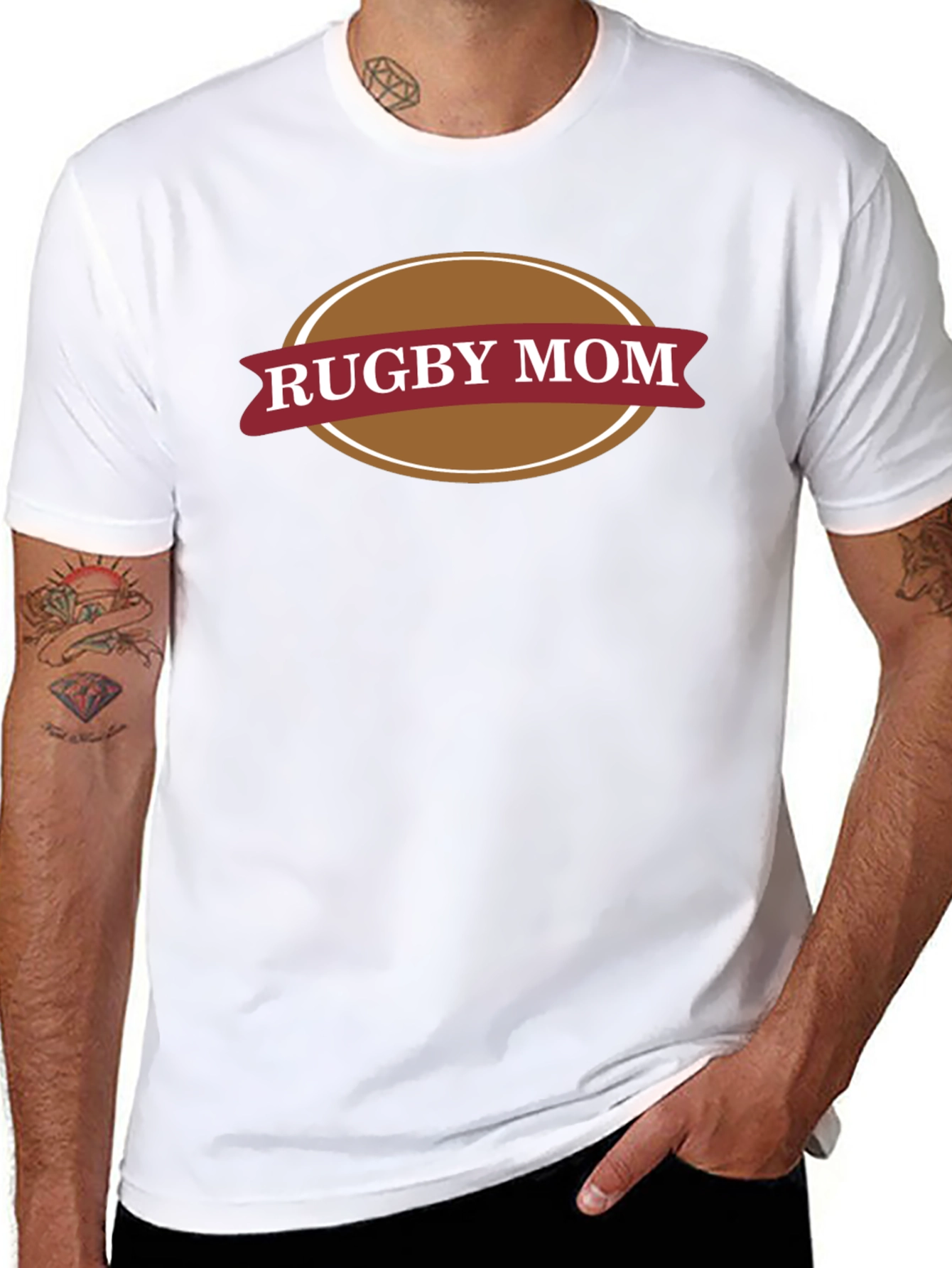 Rugby Mom T-Shirt - Support Your Player!