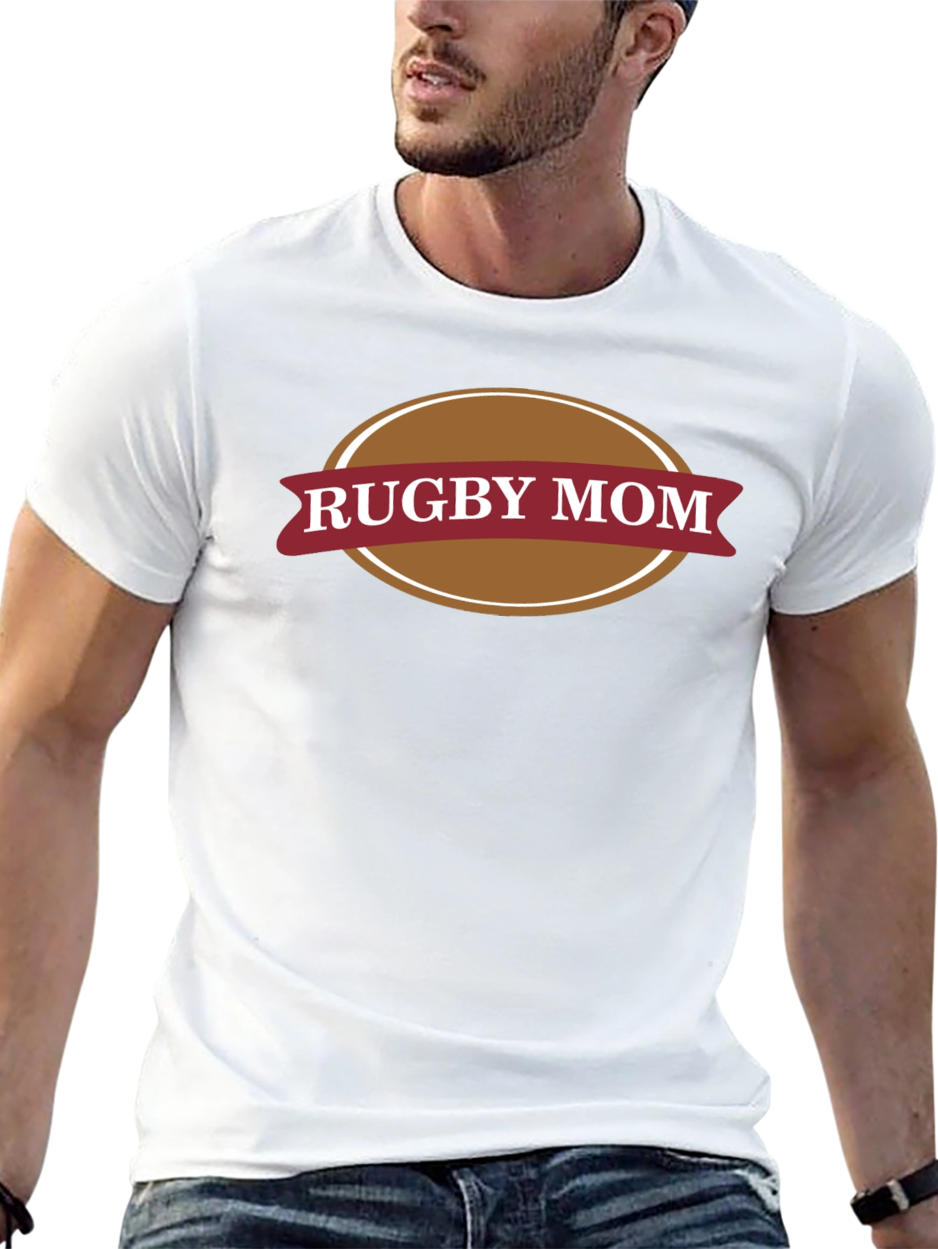 Rugby Mom T-Shirt - Support Your Player!