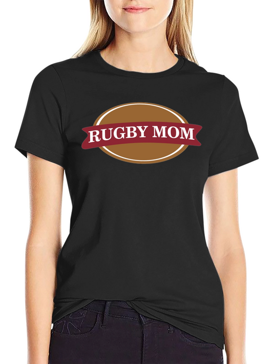 Rugby Mom T-Shirt - Support Your Player!