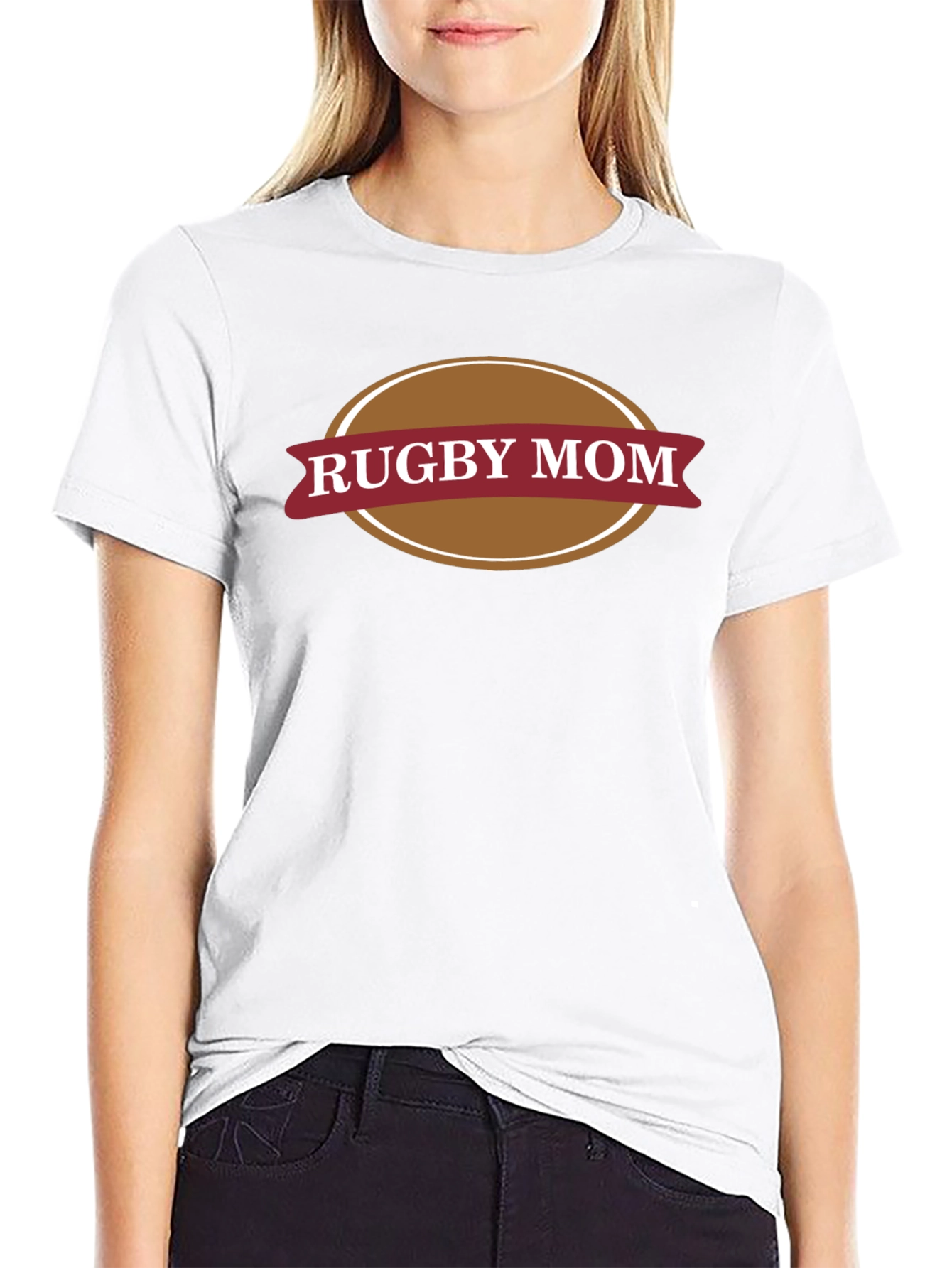 Rugby Mom T-Shirt - Support Your Player!