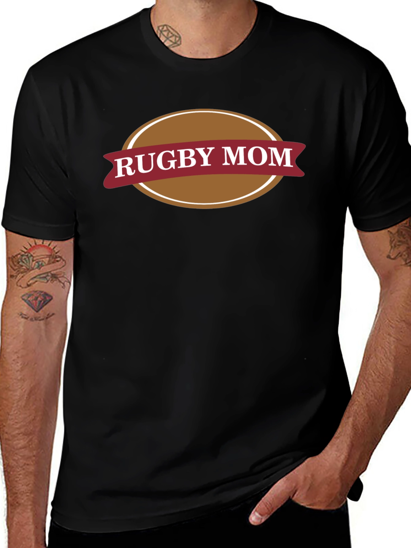 Rugby Mom T-Shirt - Support Your Player!