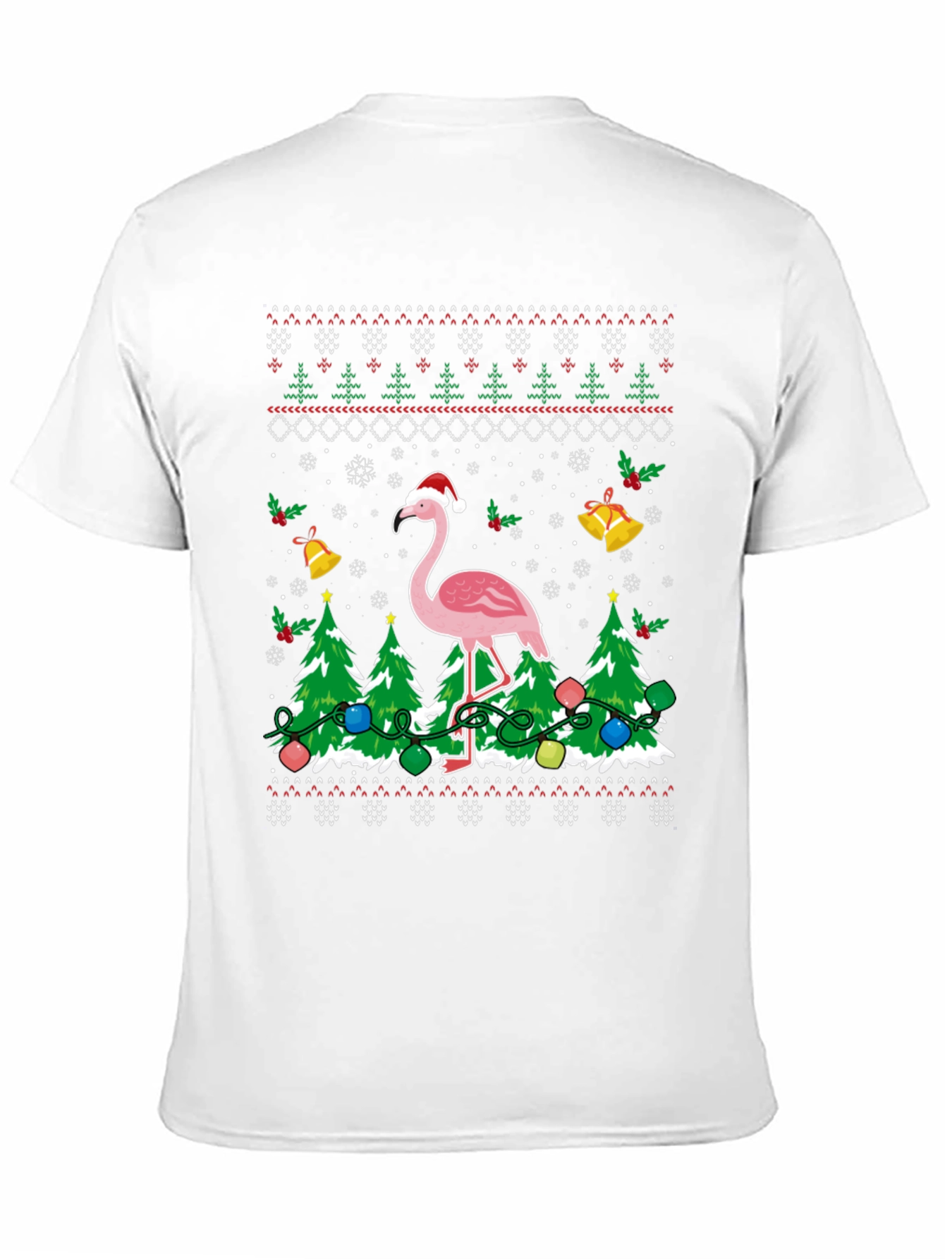 Flamingo Christmas Sweater T-Shirt