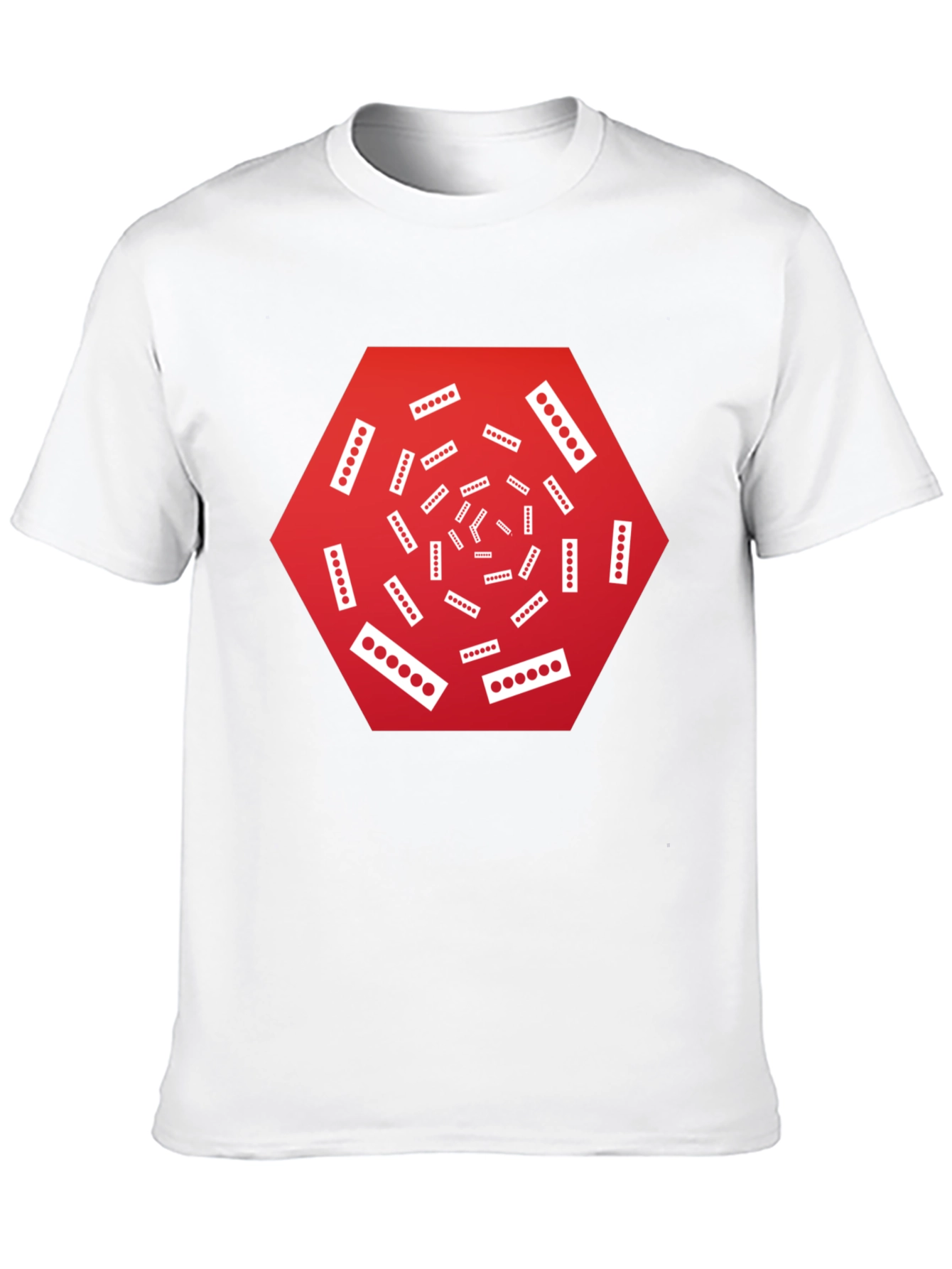 Geometric Graphic Tee - Modern Art Design