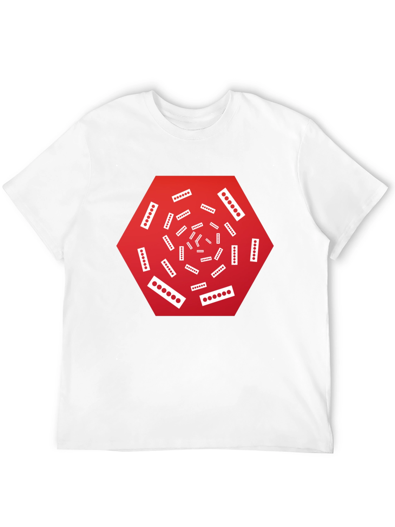 Geometric Graphic Tee - Modern Art Design