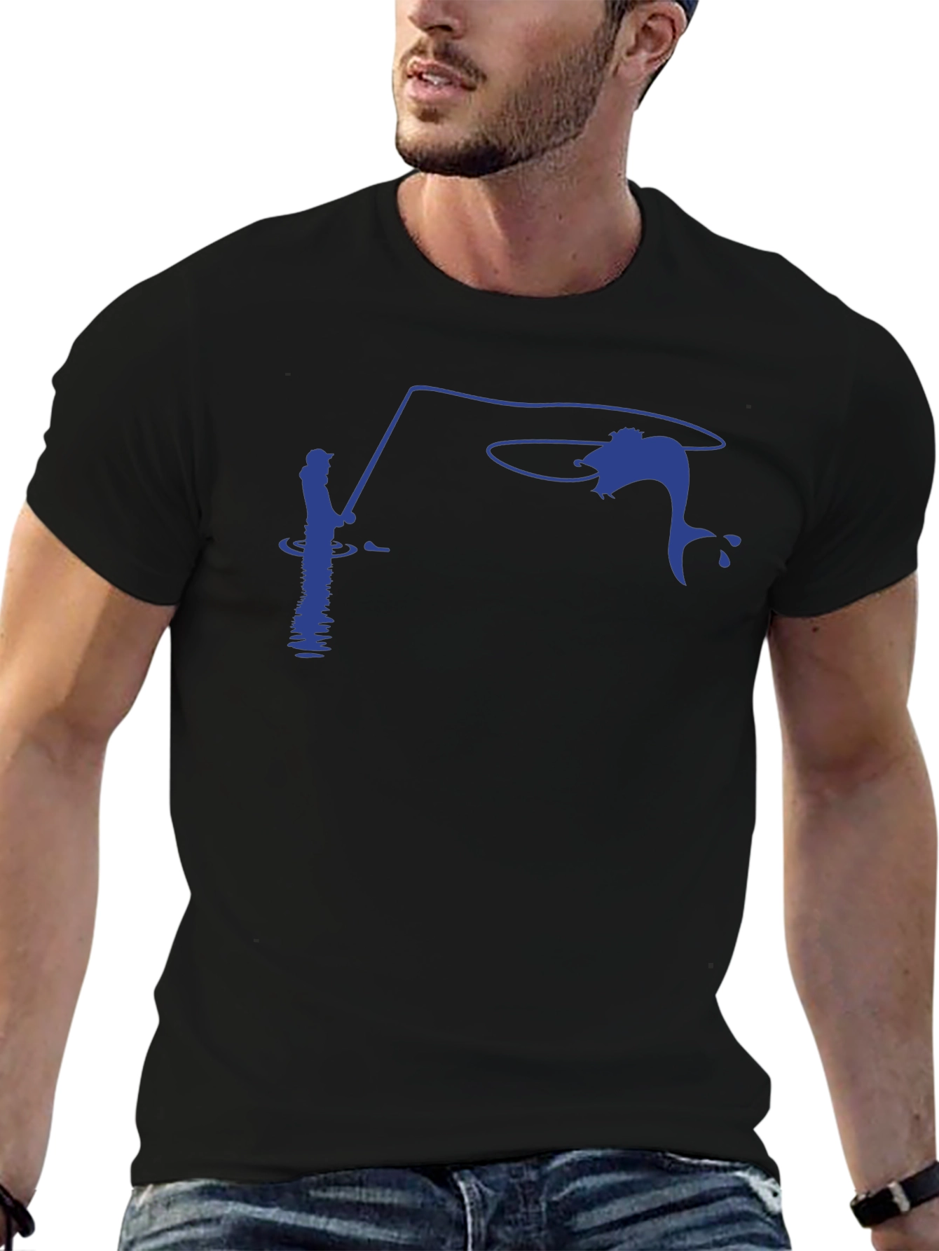 Fishing Graphic Tee - Angler Design