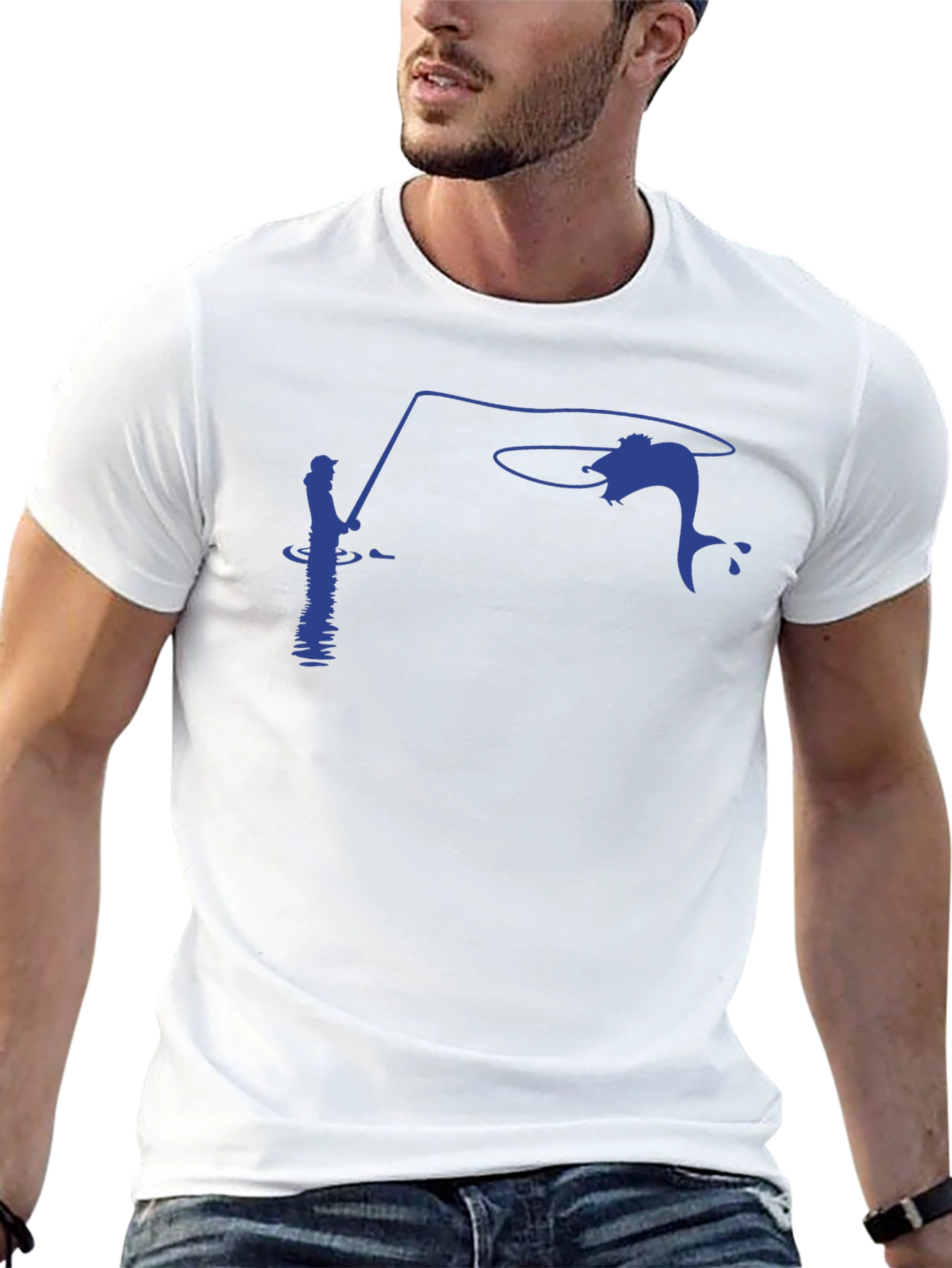 Fishing Graphic Tee - Angler Design