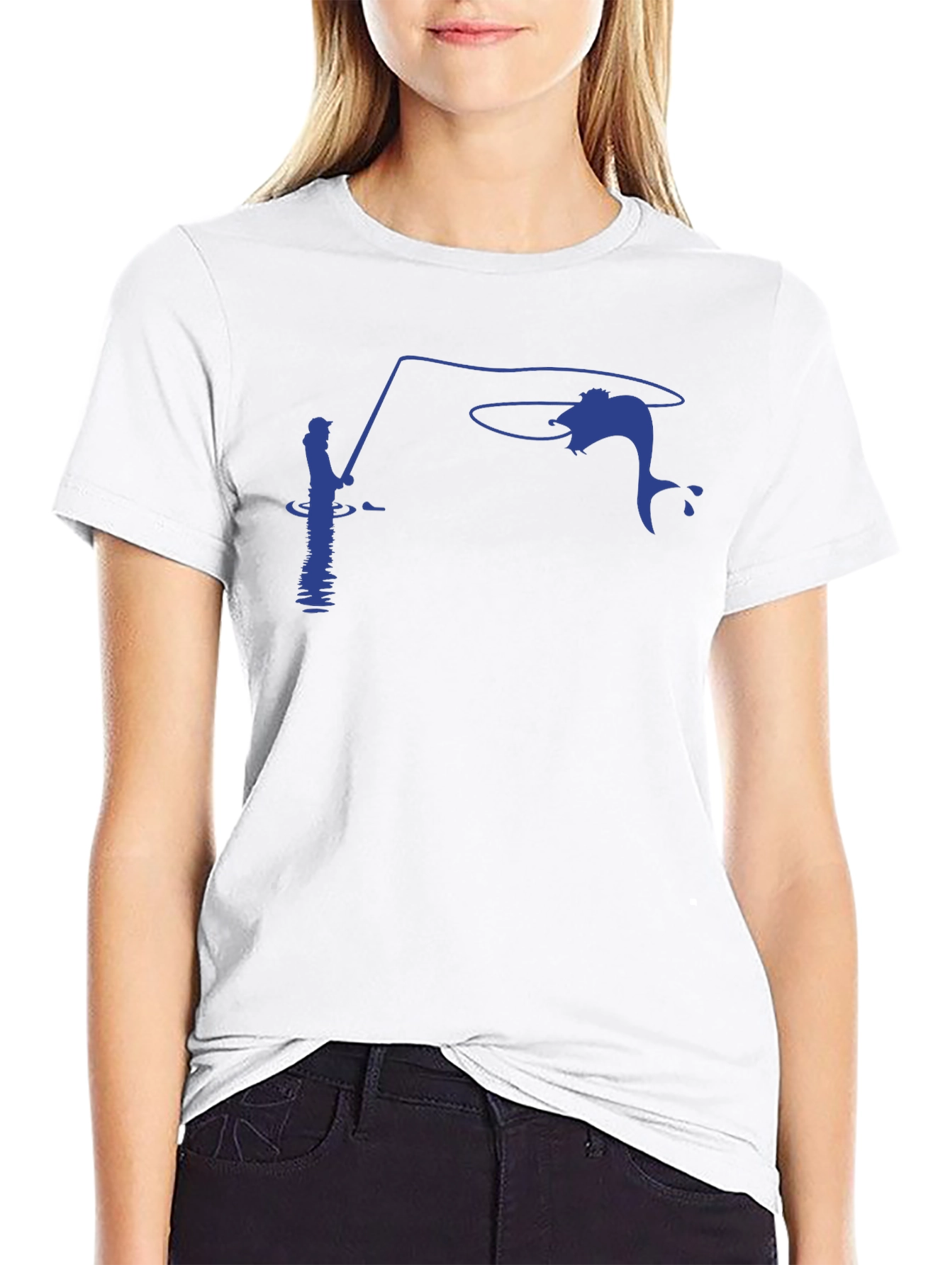 Fishing Graphic Tee - Angler Design