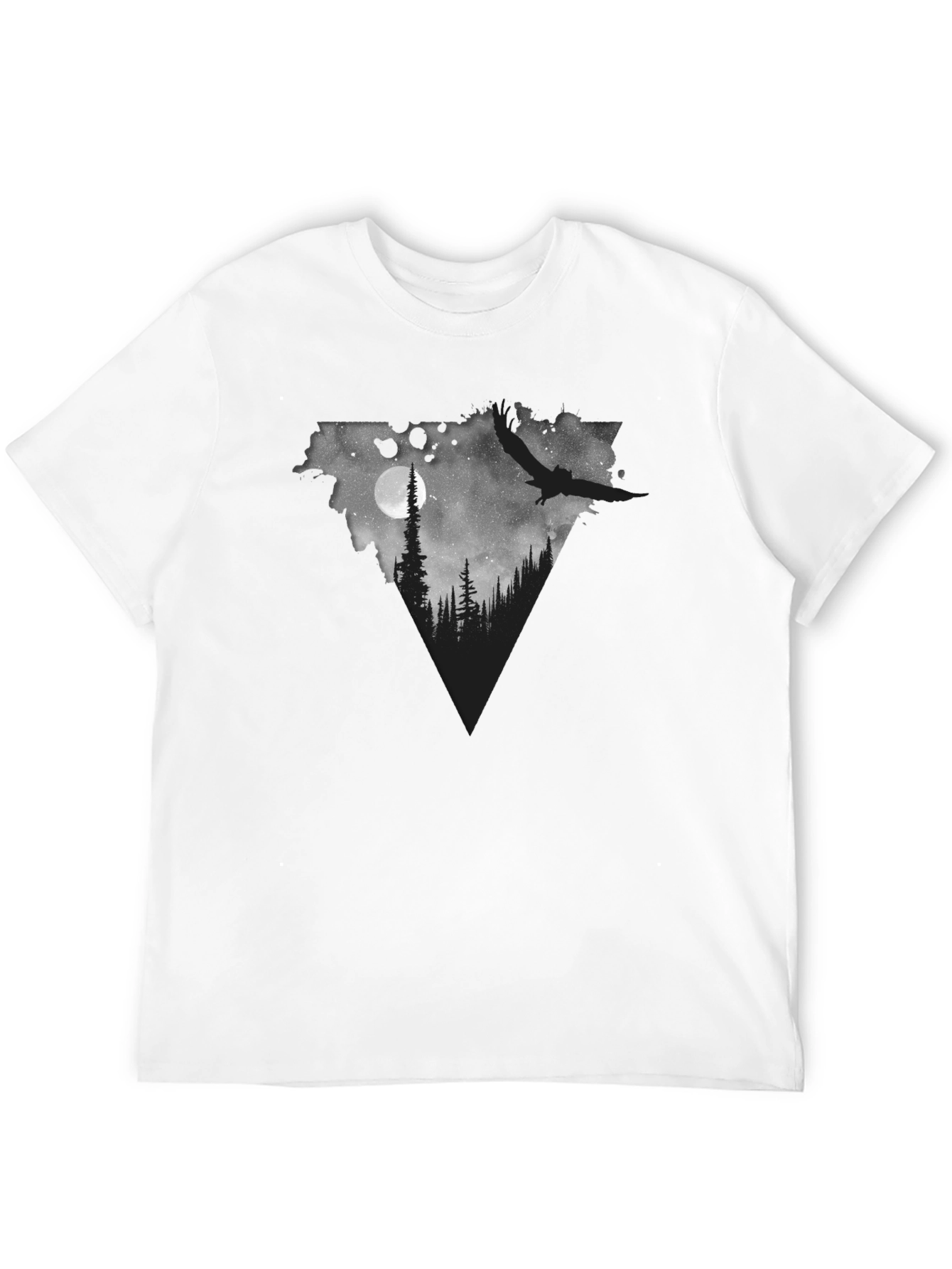 Natures Nightscape Black Graphic Tee