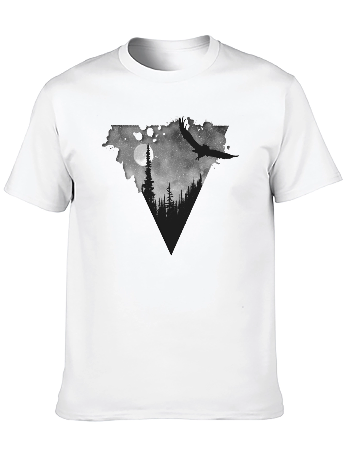 Natures Nightscape Black Graphic Tee