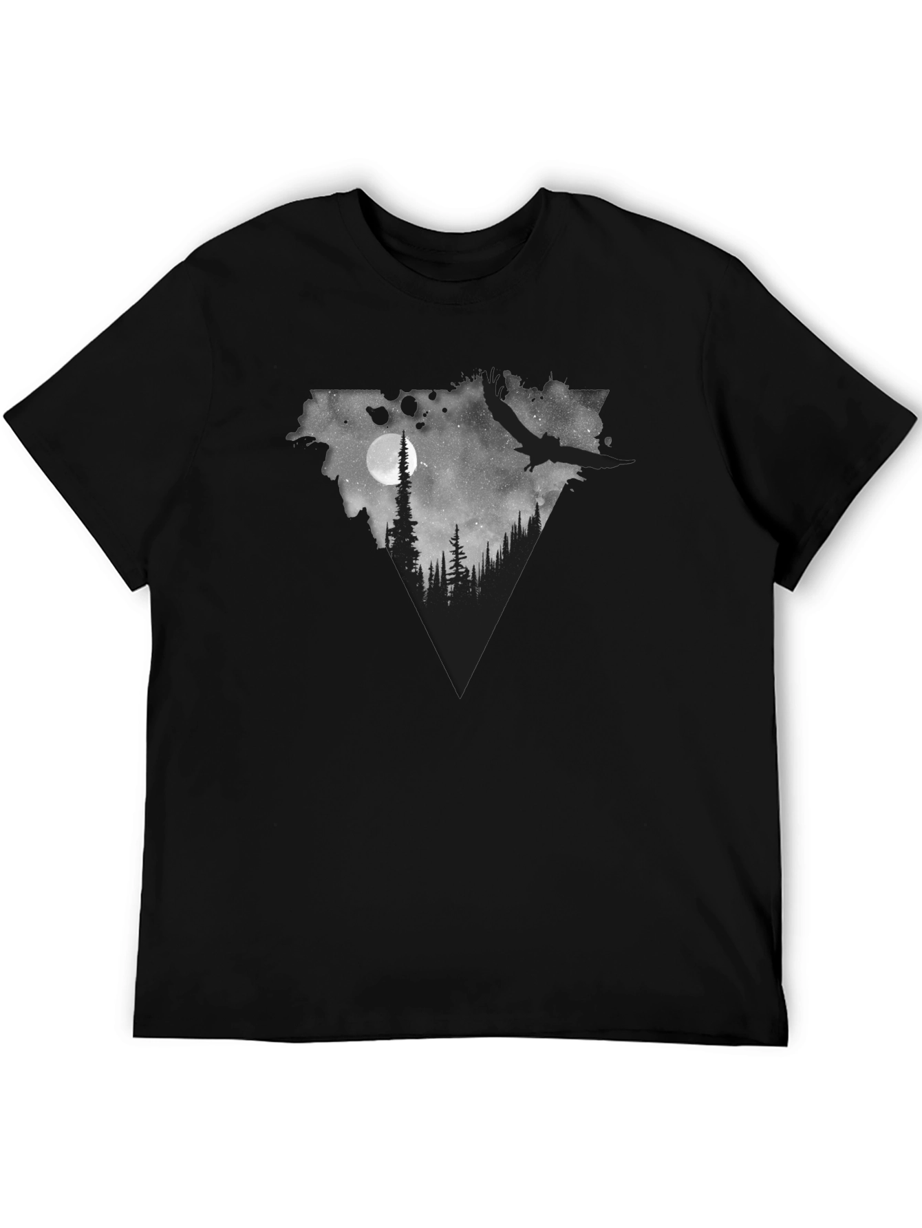 Natures Nightscape Black Graphic Tee