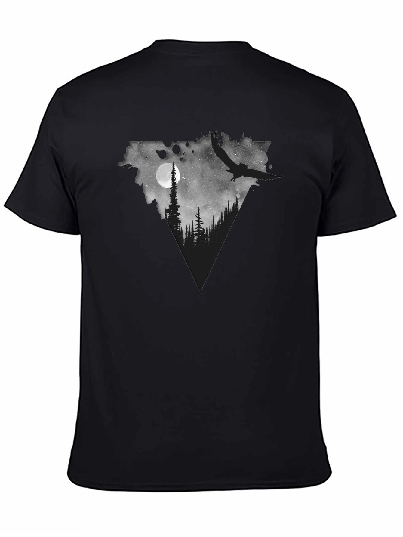 Natures Nightscape Black Graphic Tee