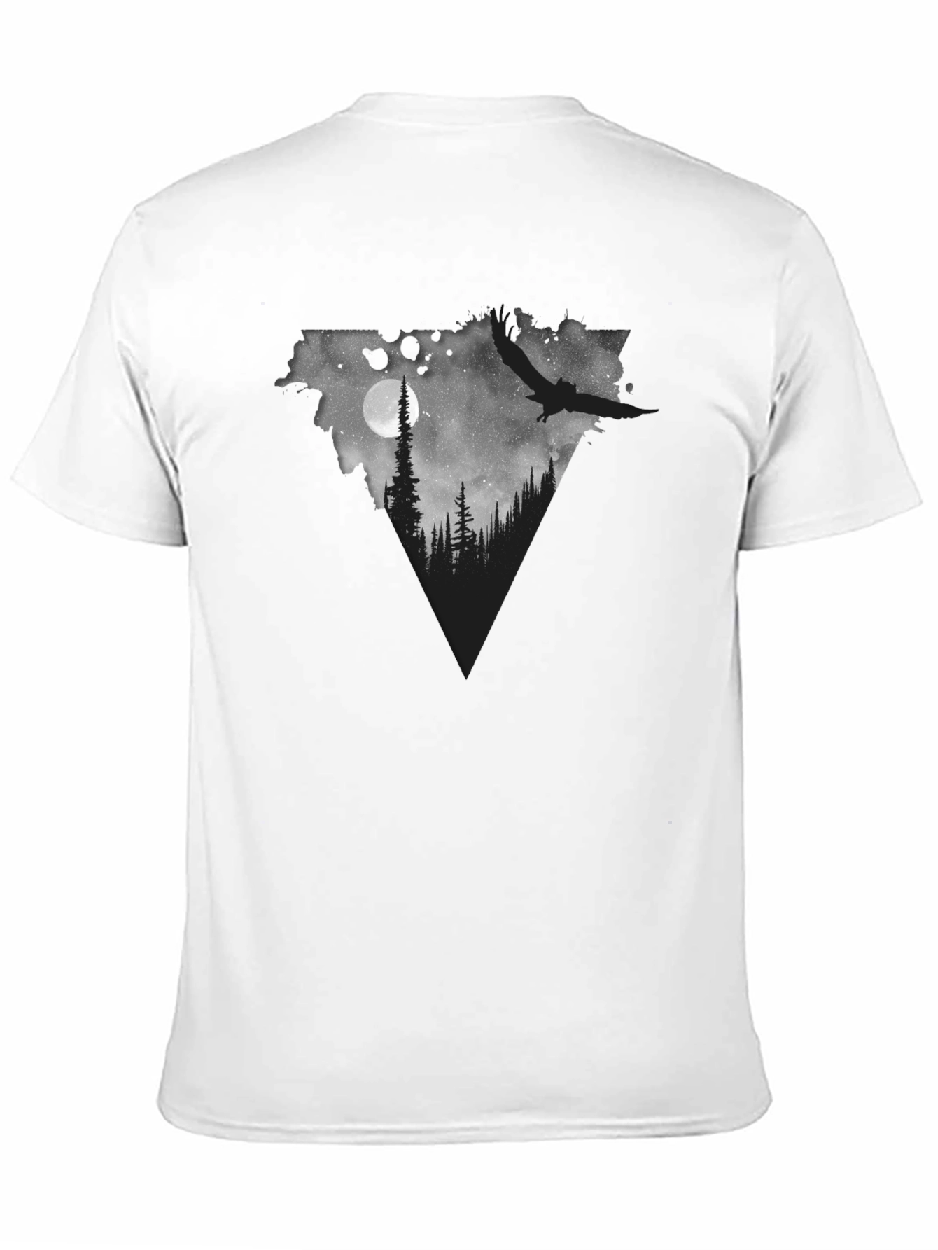Natures Nightscape Black Graphic Tee