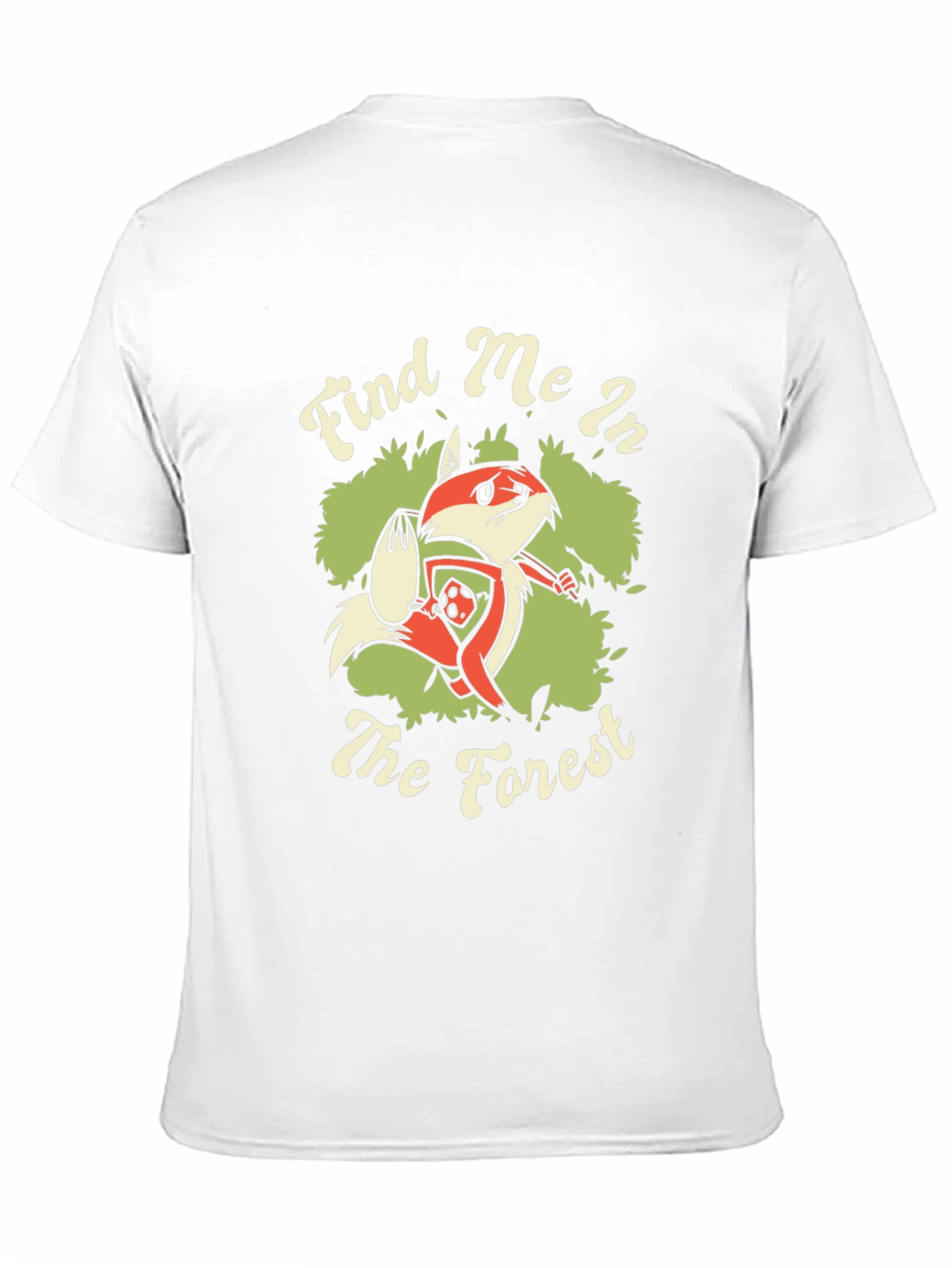 Find Me in the Forest Fox Graphic T-Shirt