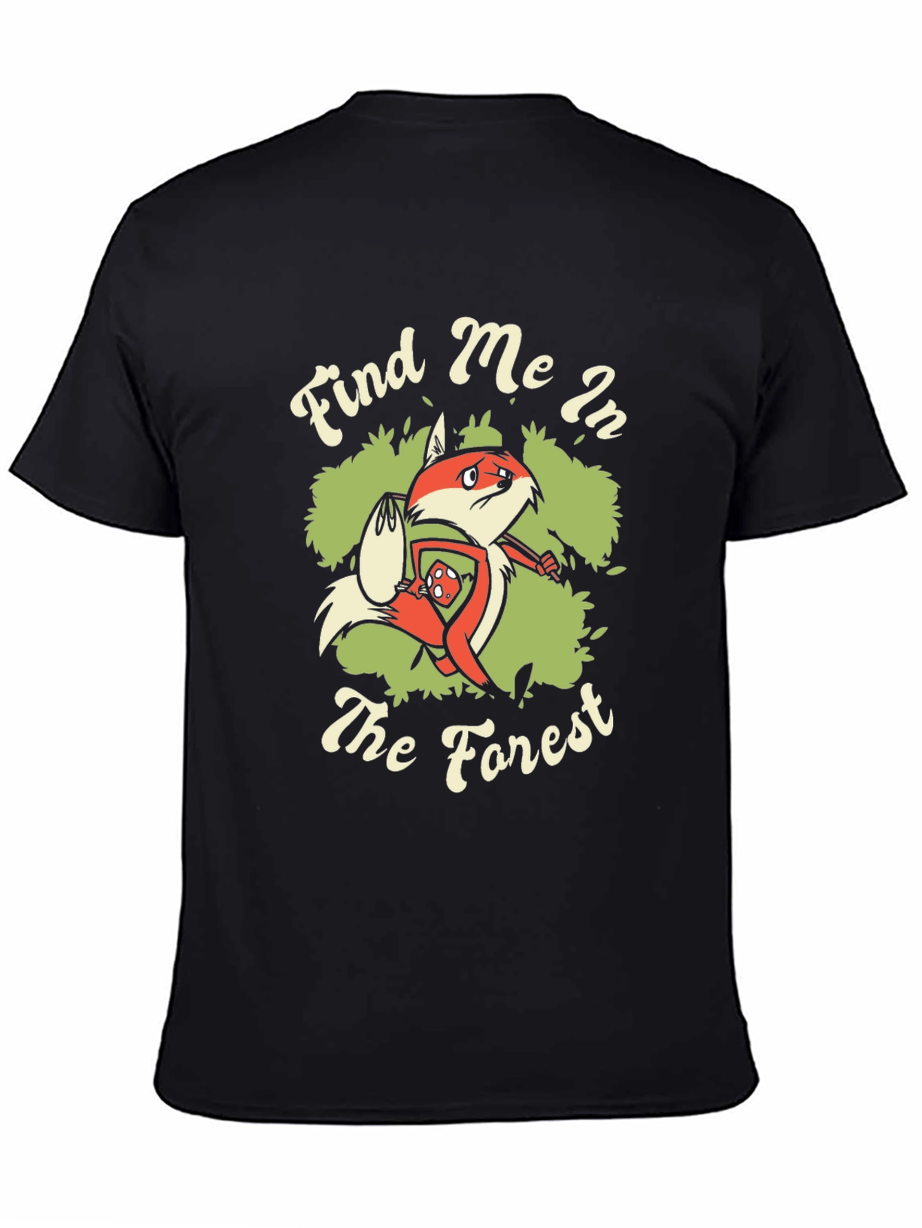 Find Me in the Forest Fox Graphic T-Shirt