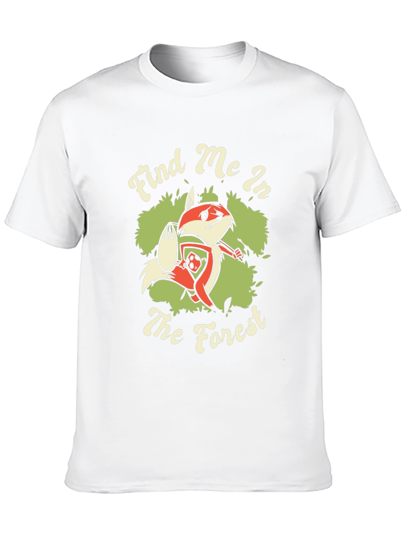 Find Me in the Forest Fox Graphic T-Shirt