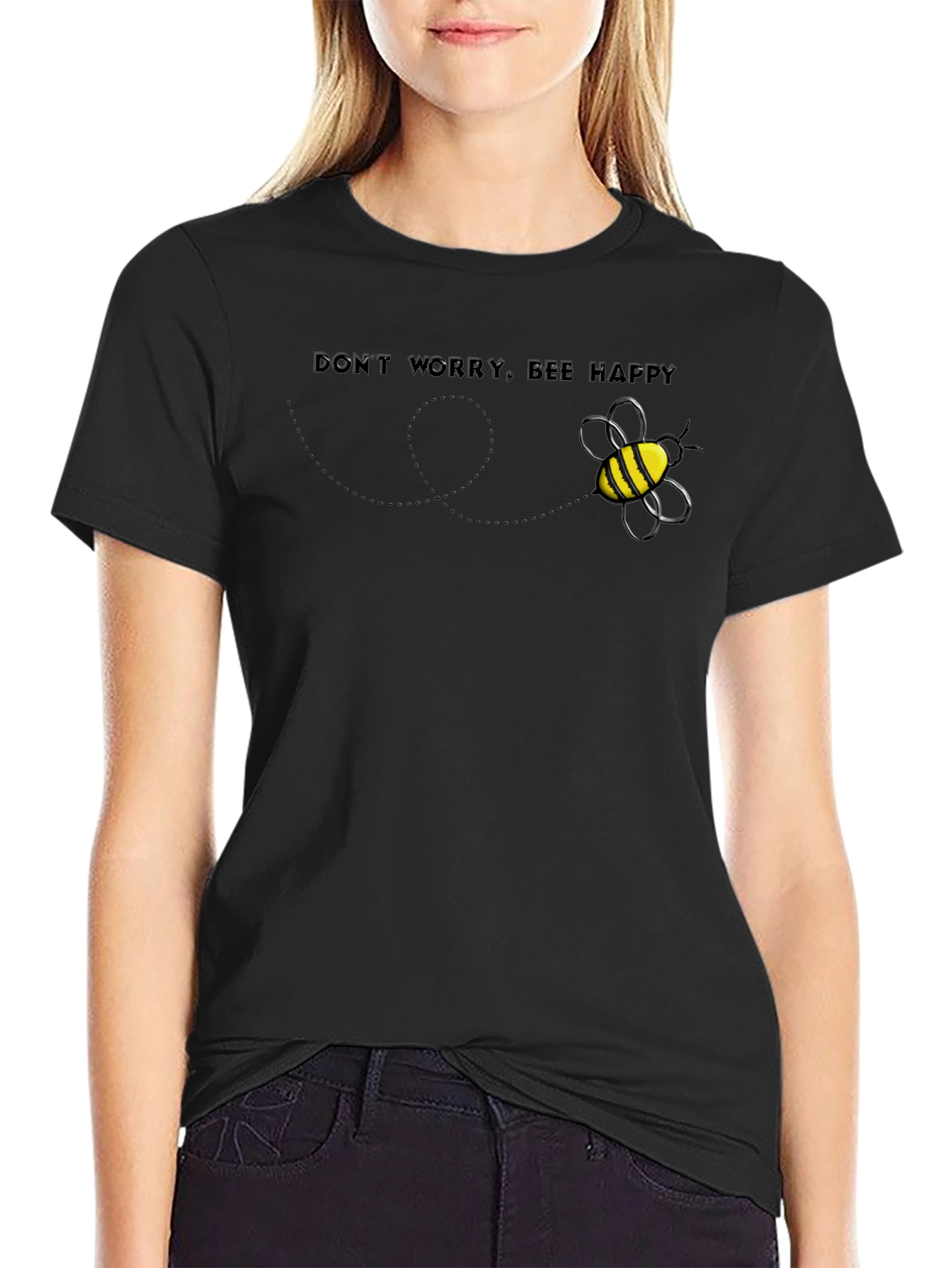 Bee Happy Graphic Tee