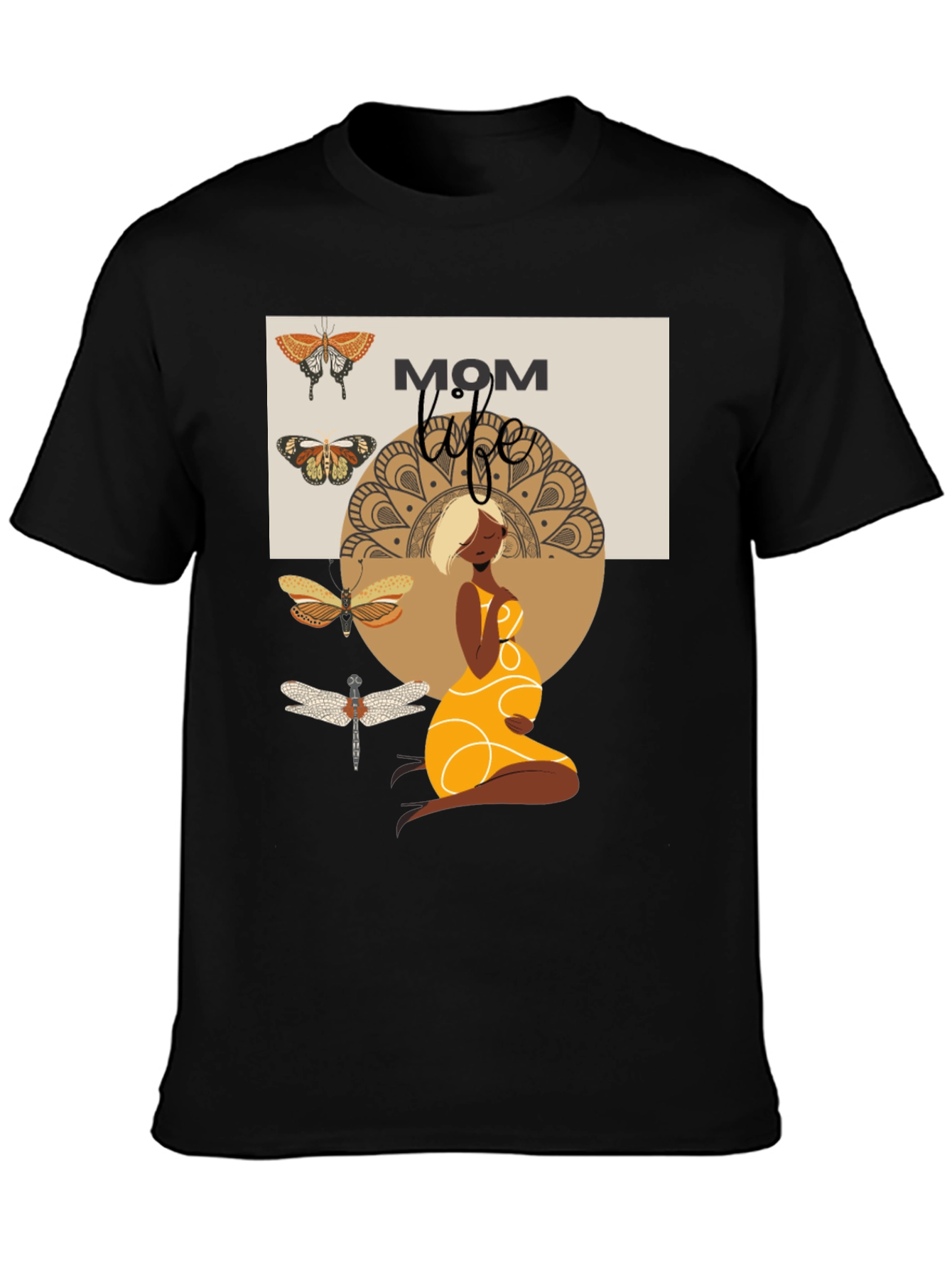 Mom Life Graphic Tee - Maternity T-Shirt