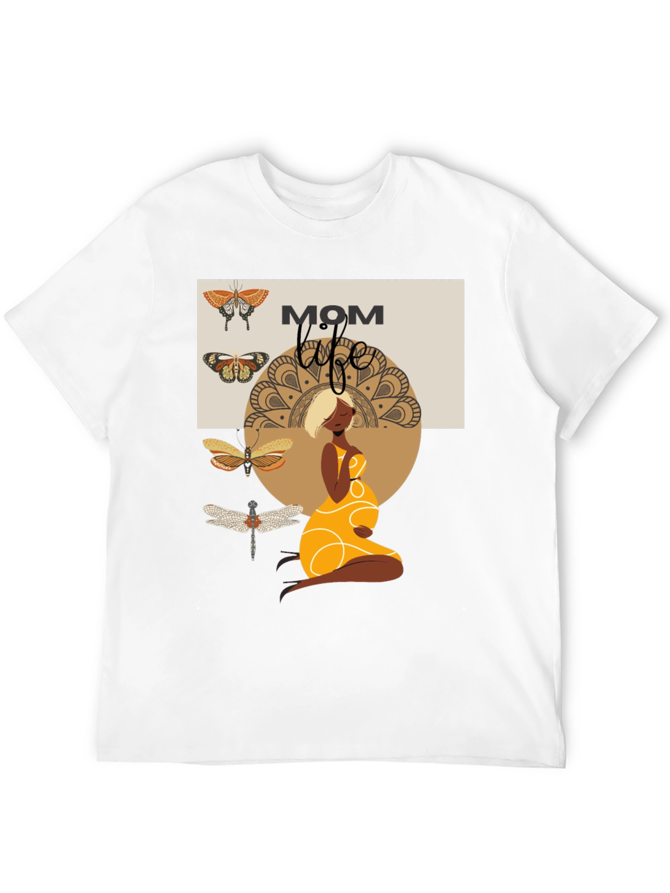 Mom Life Graphic Tee - Maternity T-Shirt