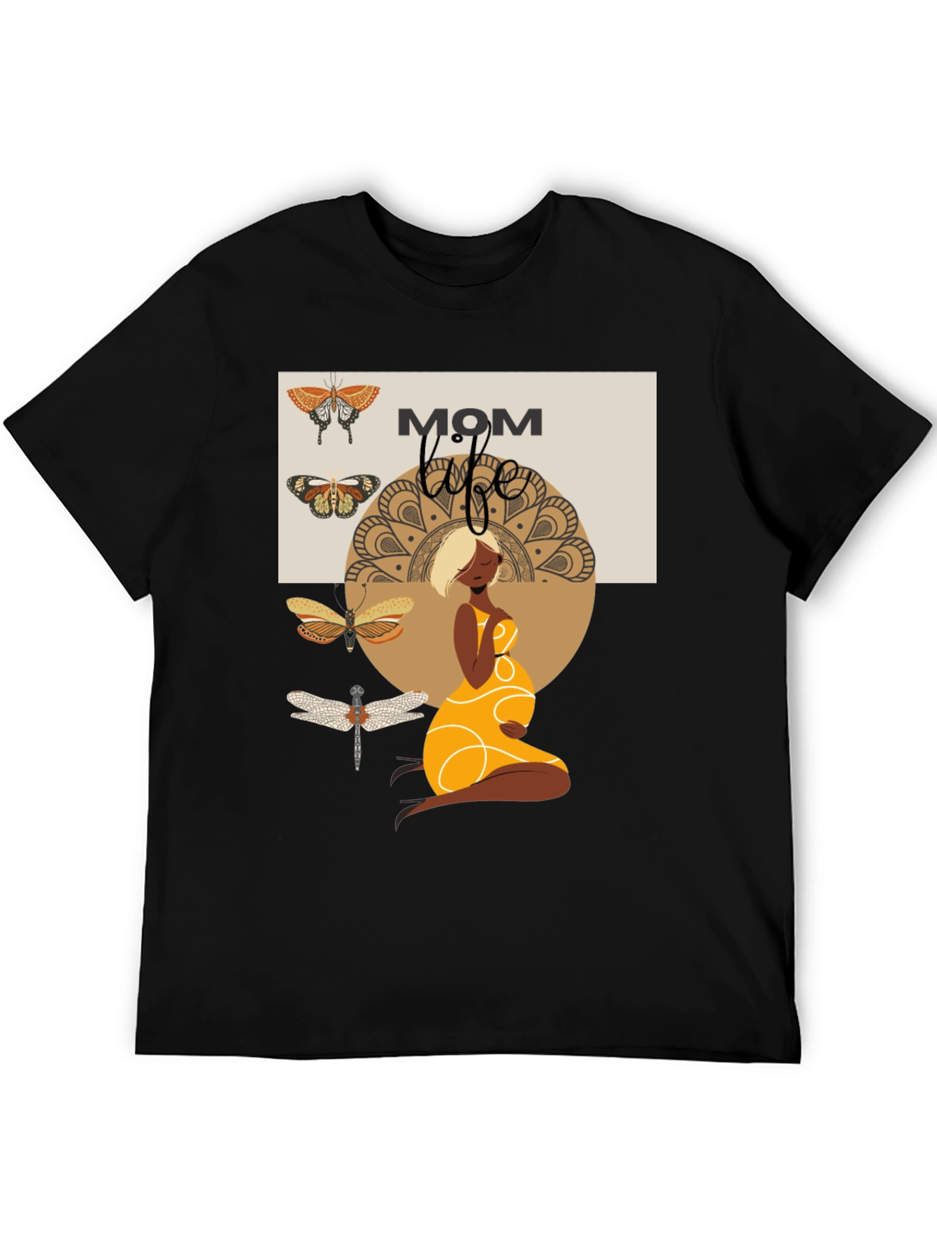 Mom Life Graphic Tee - Maternity T-Shirt