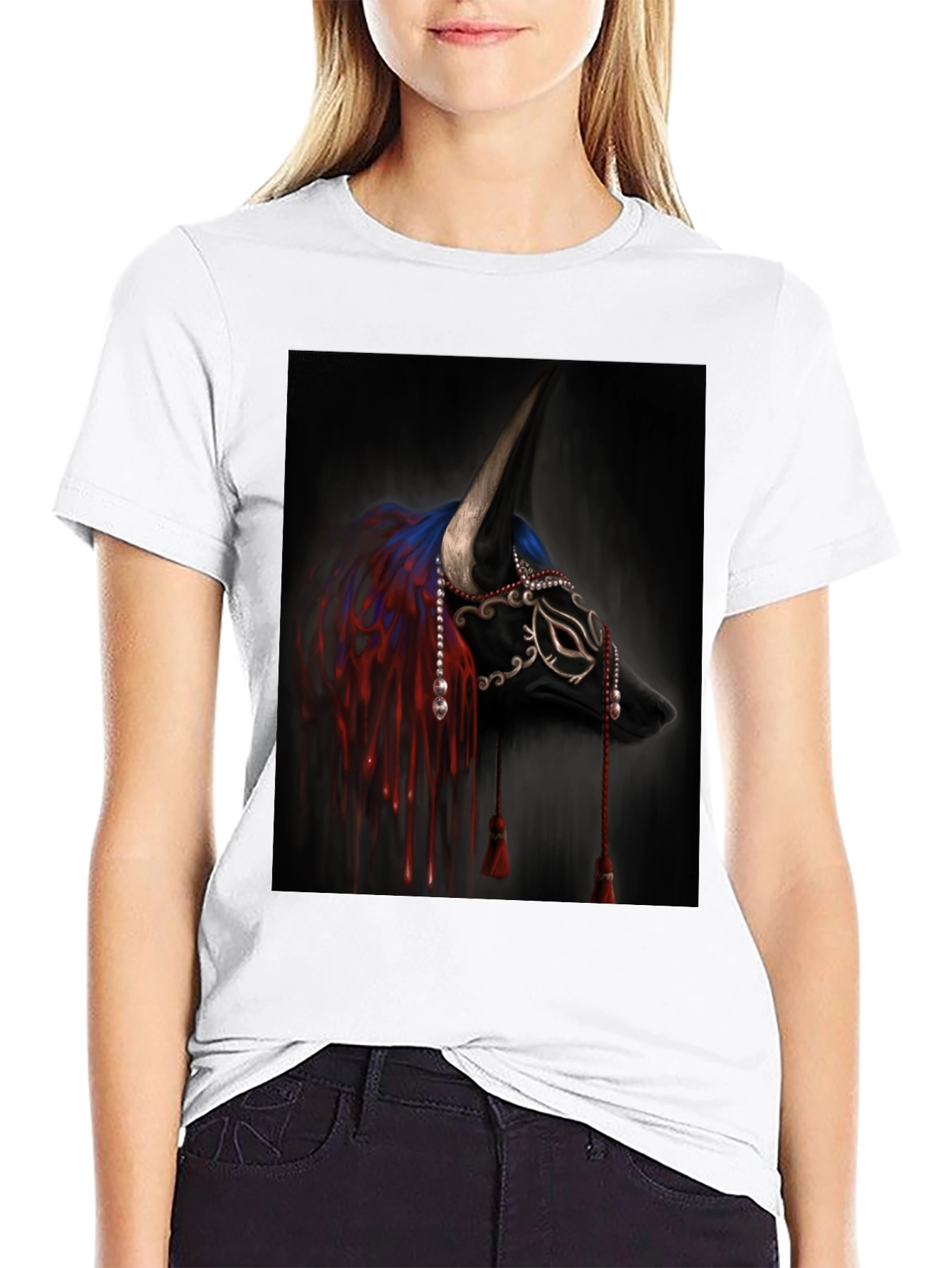 Mystic Bull Graphic Tee - Black