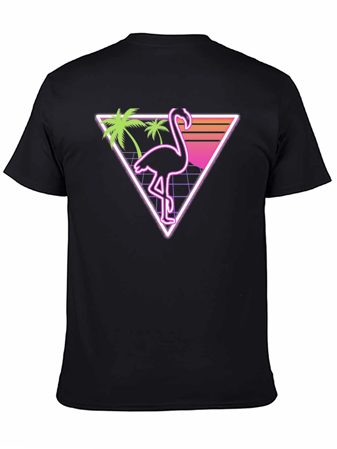 Retro Flamingo T-Shirt - Vaporwave Style