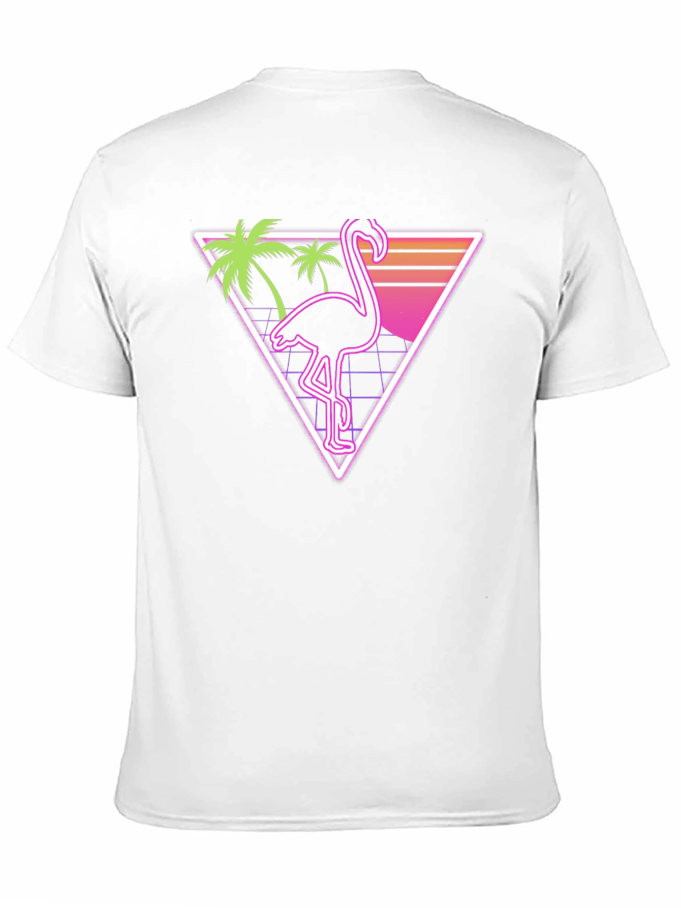 Retro Flamingo T-Shirt - Vaporwave Style