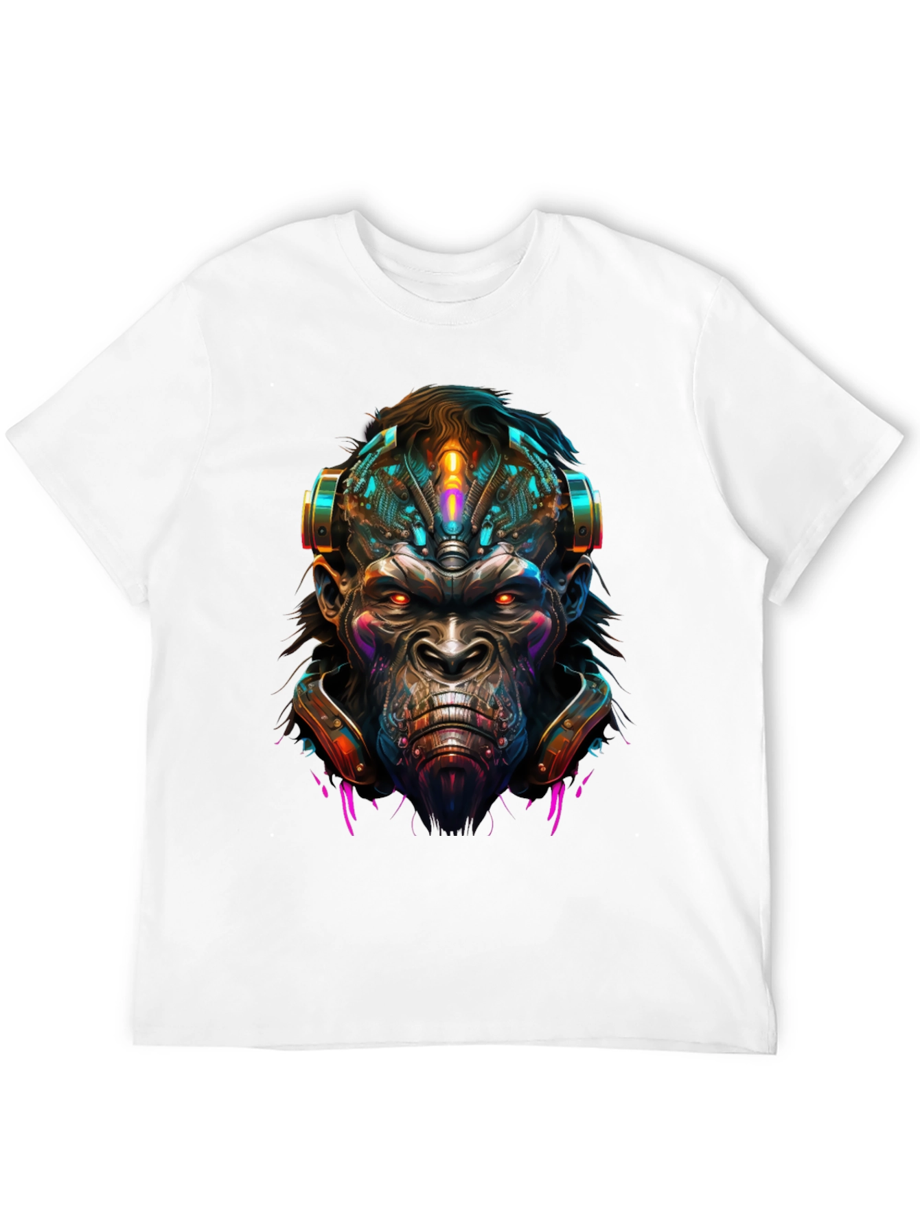Cyber Ape T-Shirt - Futuristic Graphic Tee
