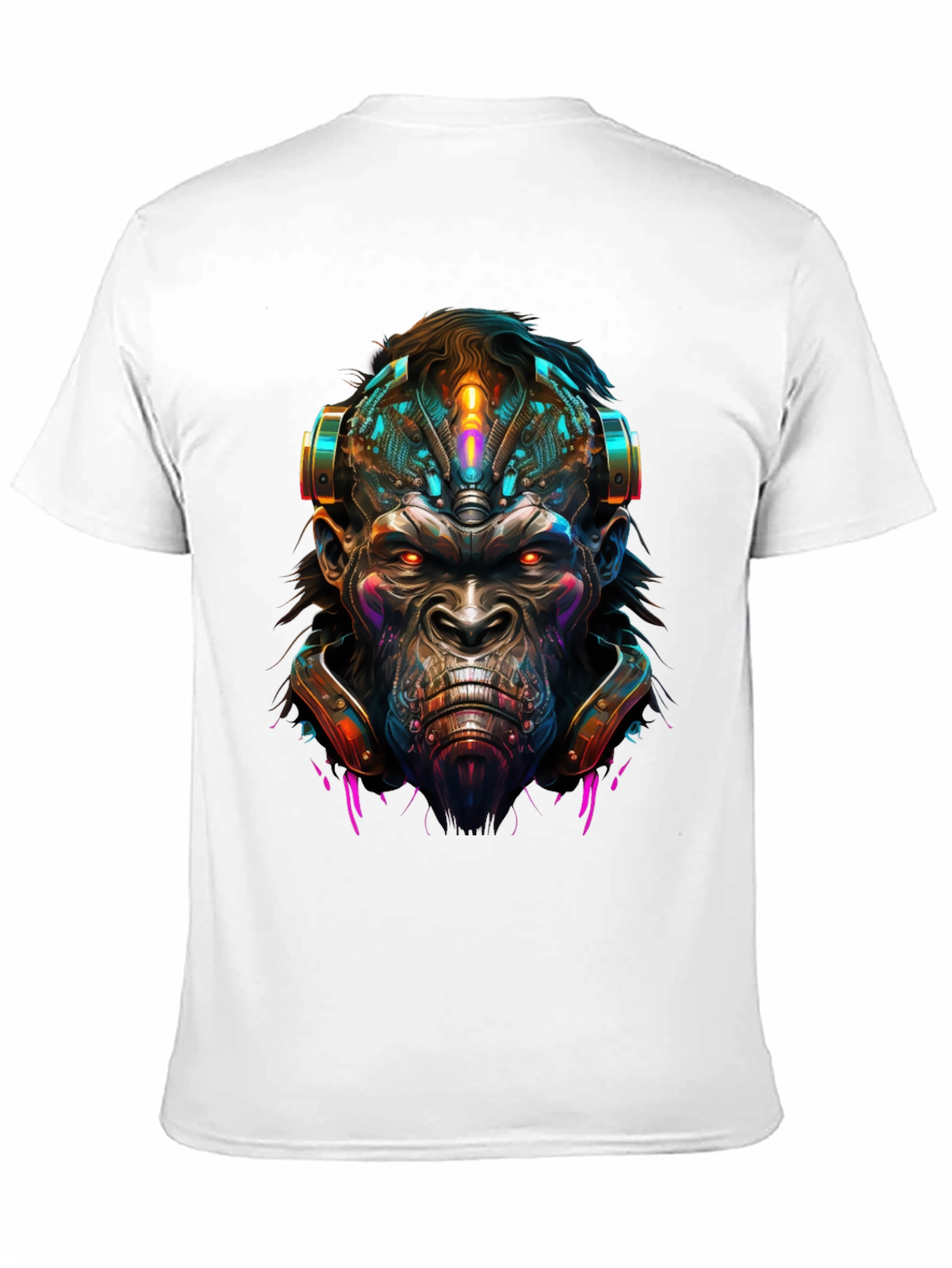 Cyber Ape T-Shirt - Futuristic Graphic Tee