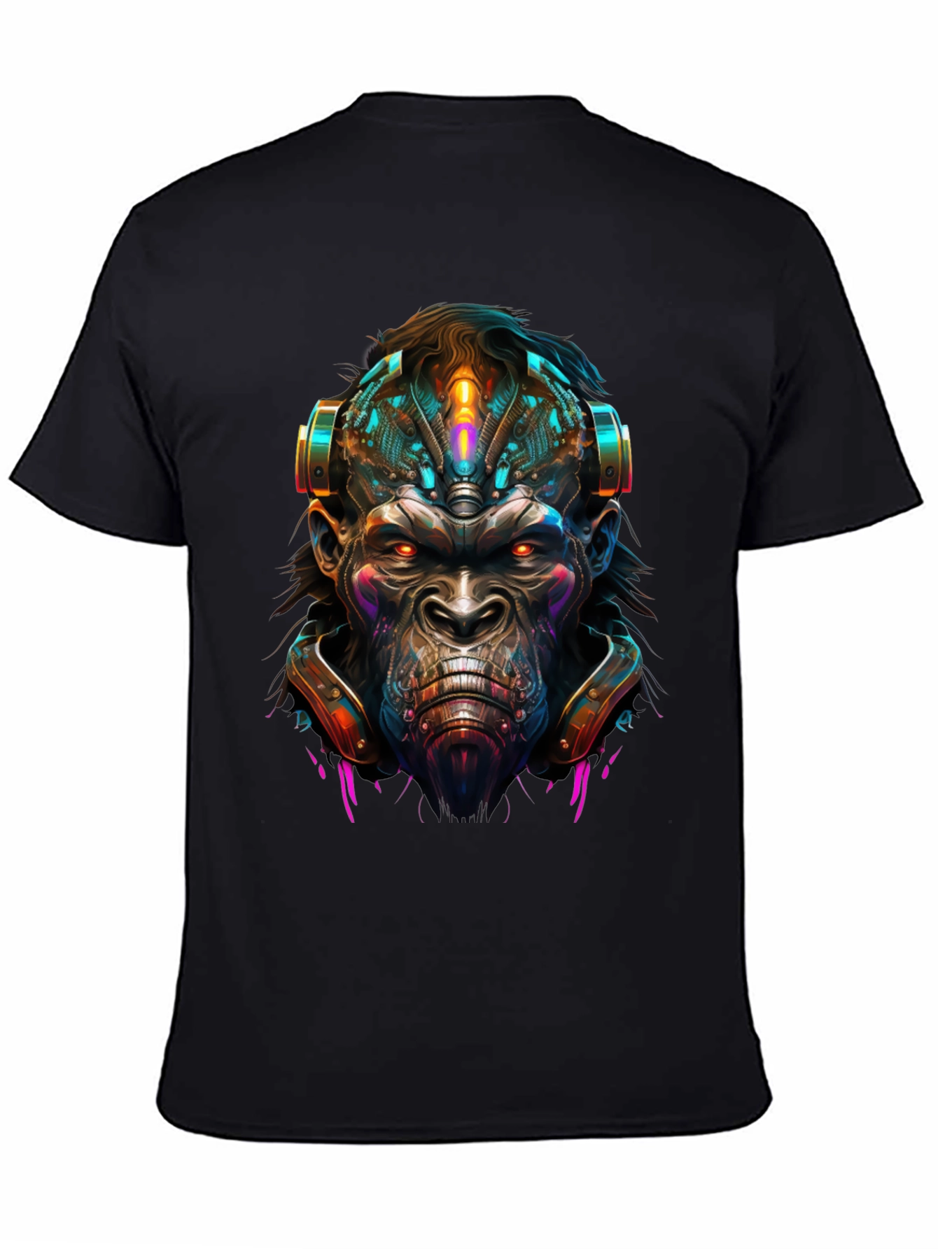 Cyber Ape T-Shirt - Futuristic Graphic Tee