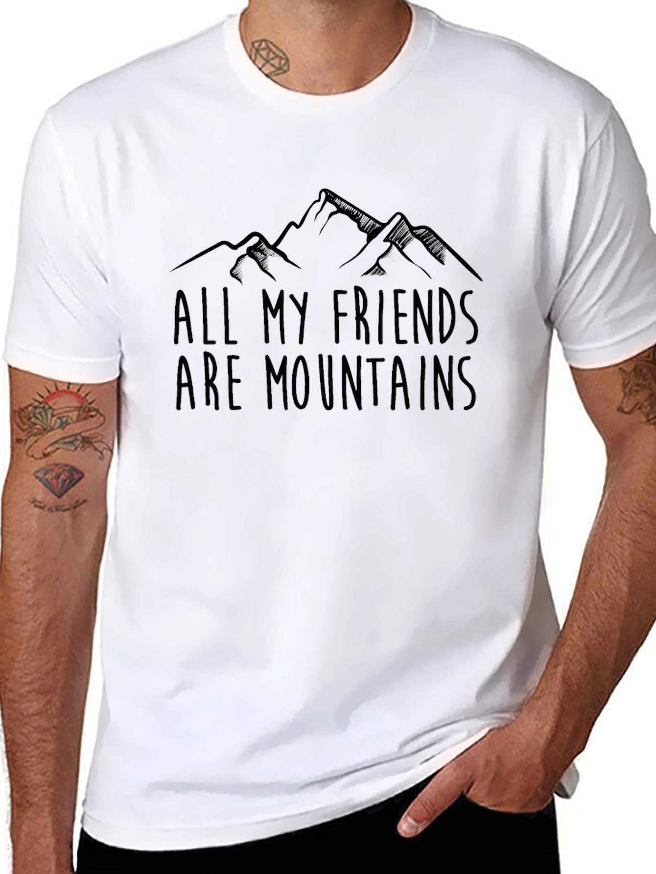 All My Friends Are Mountains T-Shirt