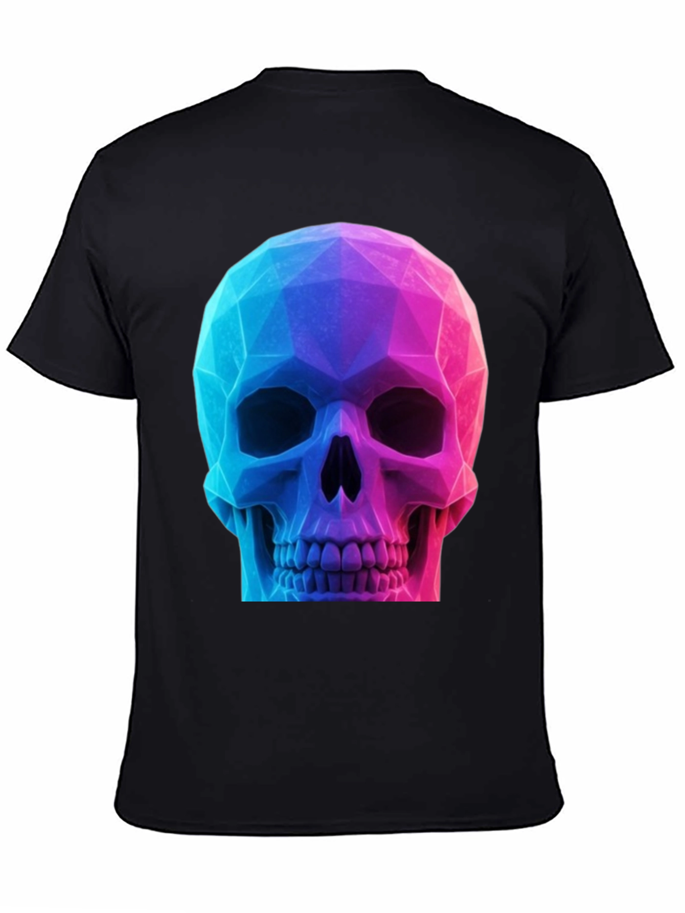 Geometric Skull Graphic T-Shirt